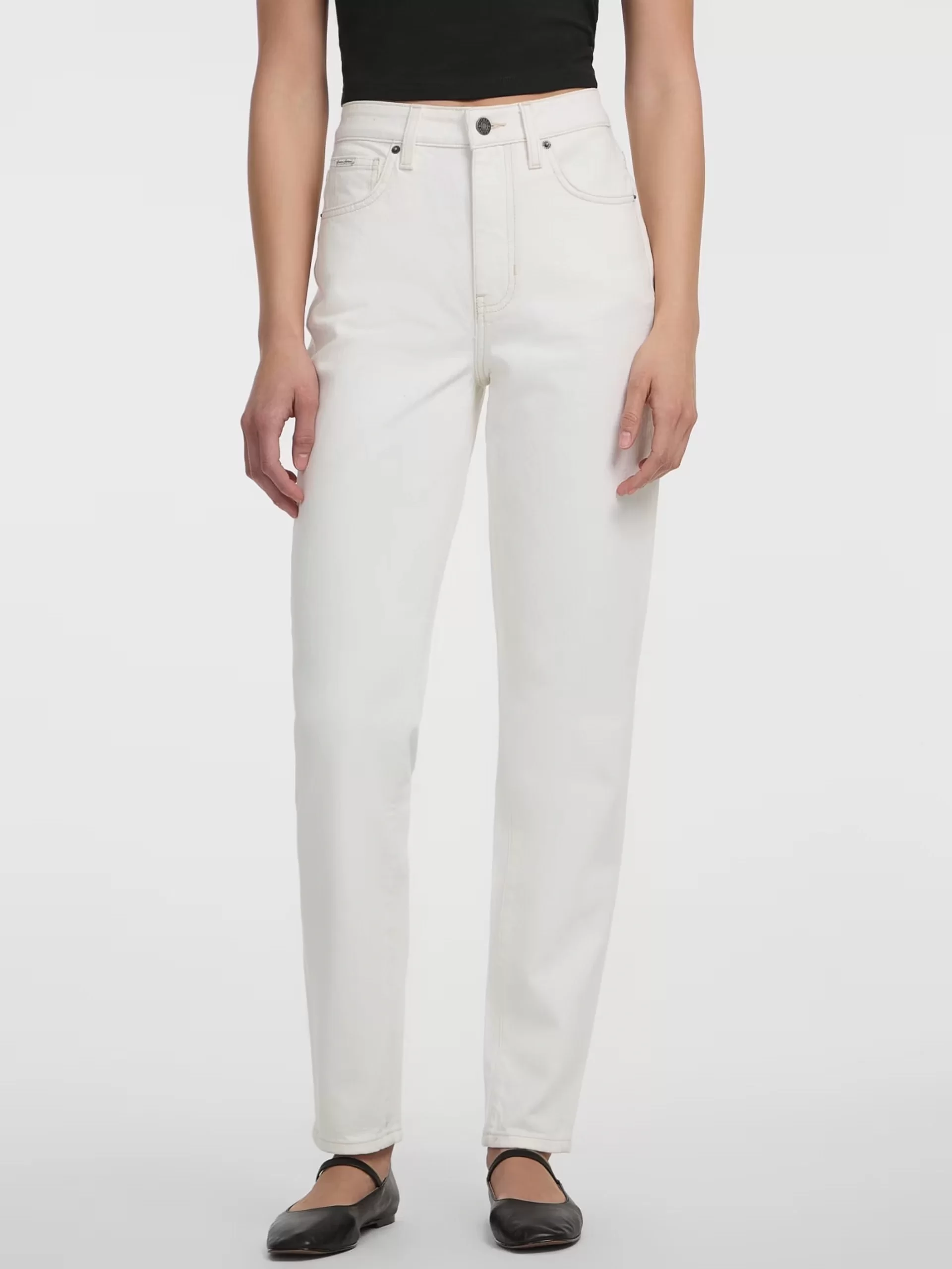 Guess jeans Gj G06 Mom Kadın Beyaz Jeans W5GA0DD5M62-GJWI