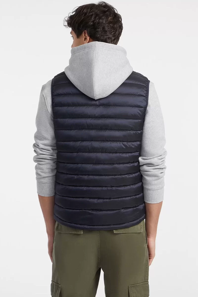 Guess jeans Gj Hooded Puffer Vest Erkek Siyah Yelek M4YN11WG922-A71W
