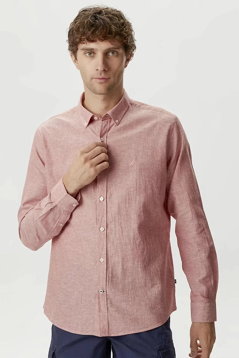 Nautica GOMLEK Erkek Pembe Gömlek W35000T.6WV