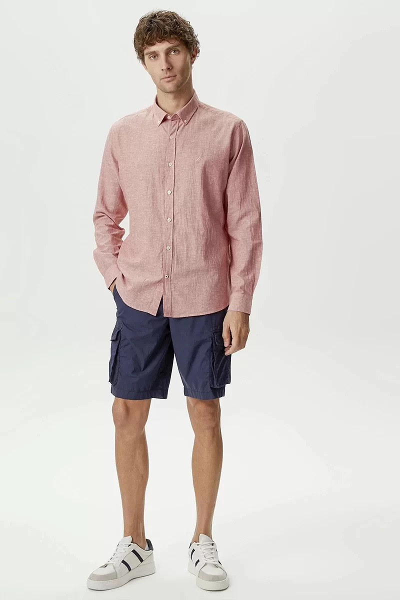 Nautica GOMLEK Erkek Pembe Gömlek W35000T.6WV