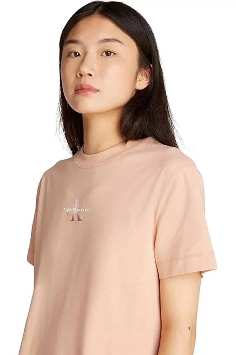CK Jeans GRADIENT MONOLOGO TEE DRESS Kadın  Elbise J20J225273-TCP