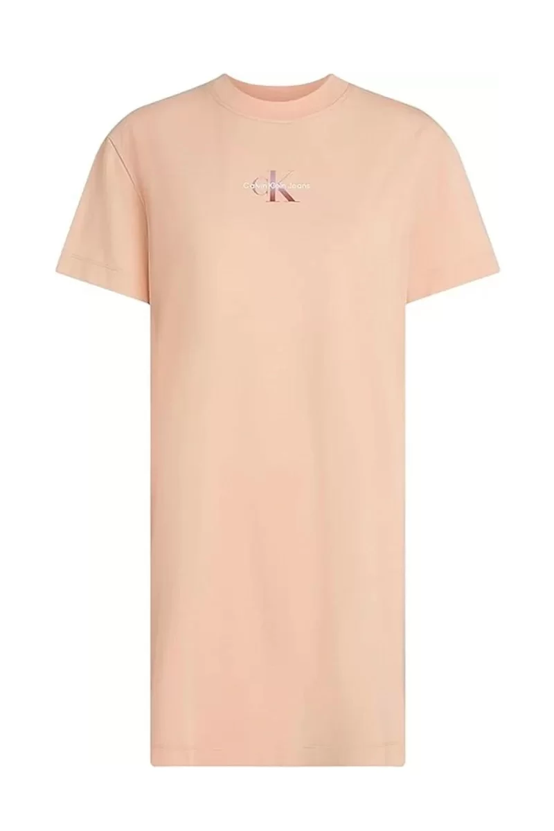 CK Jeans GRADIENT MONOLOGO TEE DRESS Kadın  Elbise J20J225273-TCP