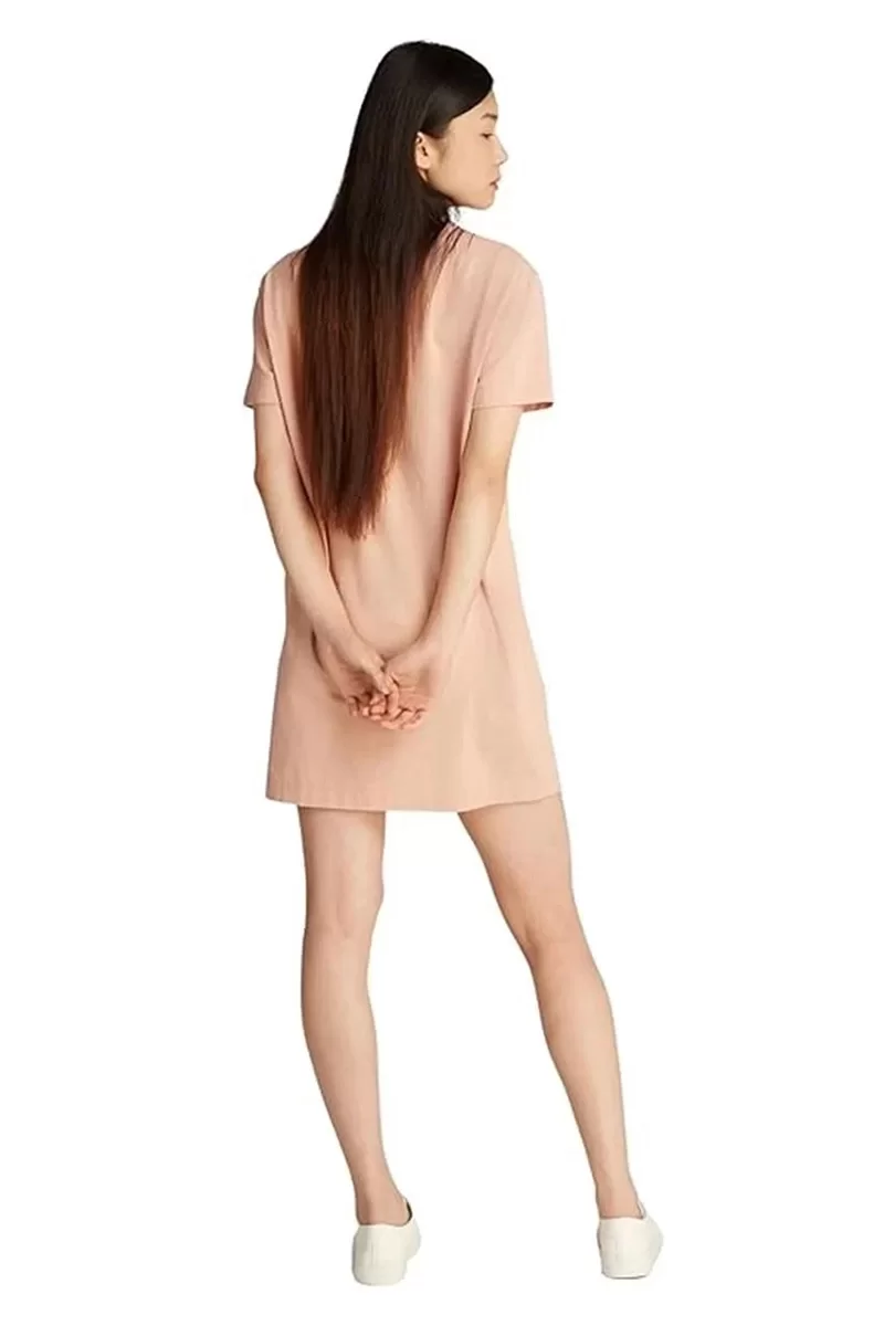 CK Jeans GRADIENT MONOLOGO TEE DRESS Kadın  Elbise J20J225273-TCP