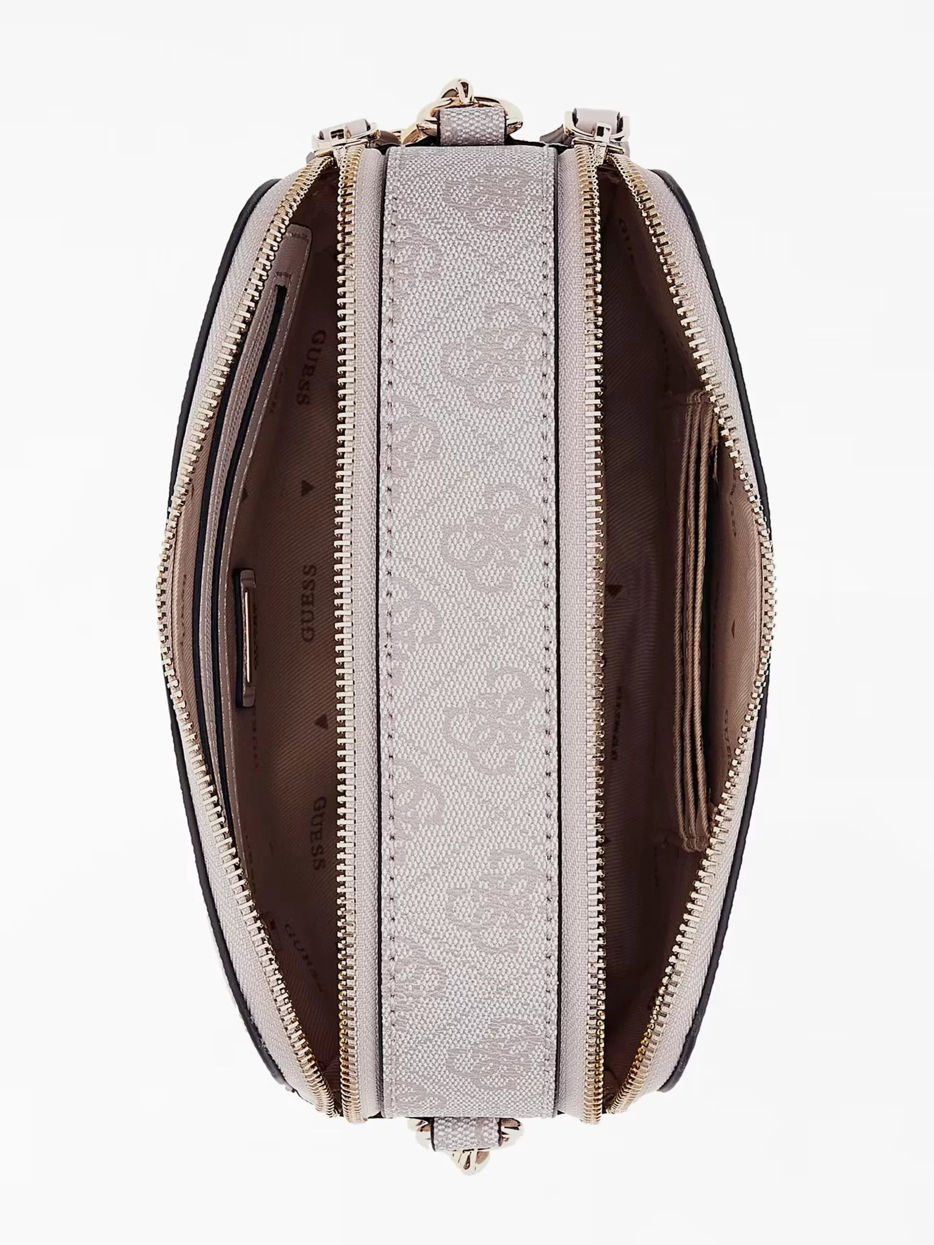 Guess Noelle Crossbody Camera Kadın Krem Çapraz Çanta HWBD7879140-DVL