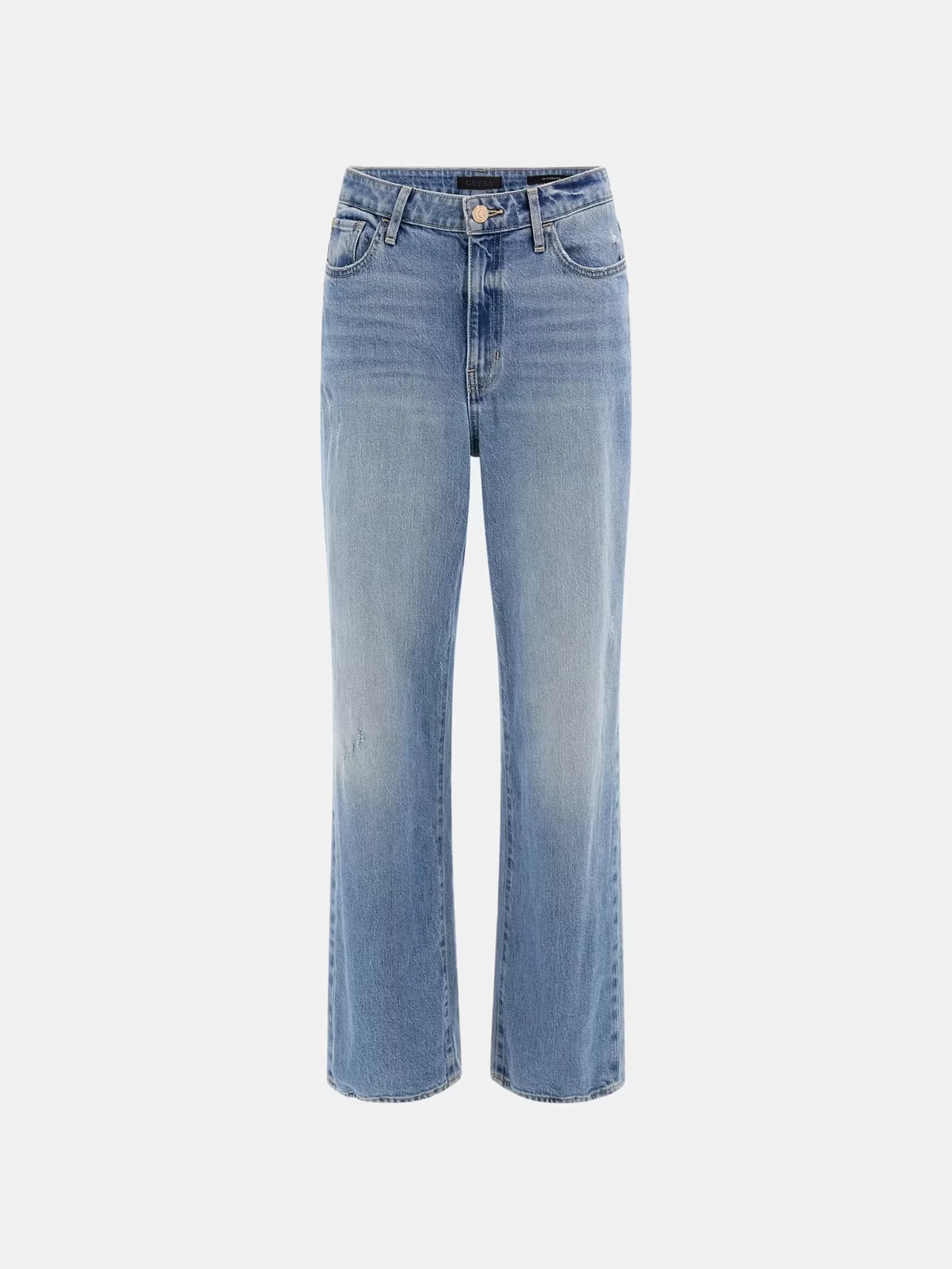 Guess 90S HIGH RISE Kadın Mavi Jeans W5GA1GD4K30-CLEN