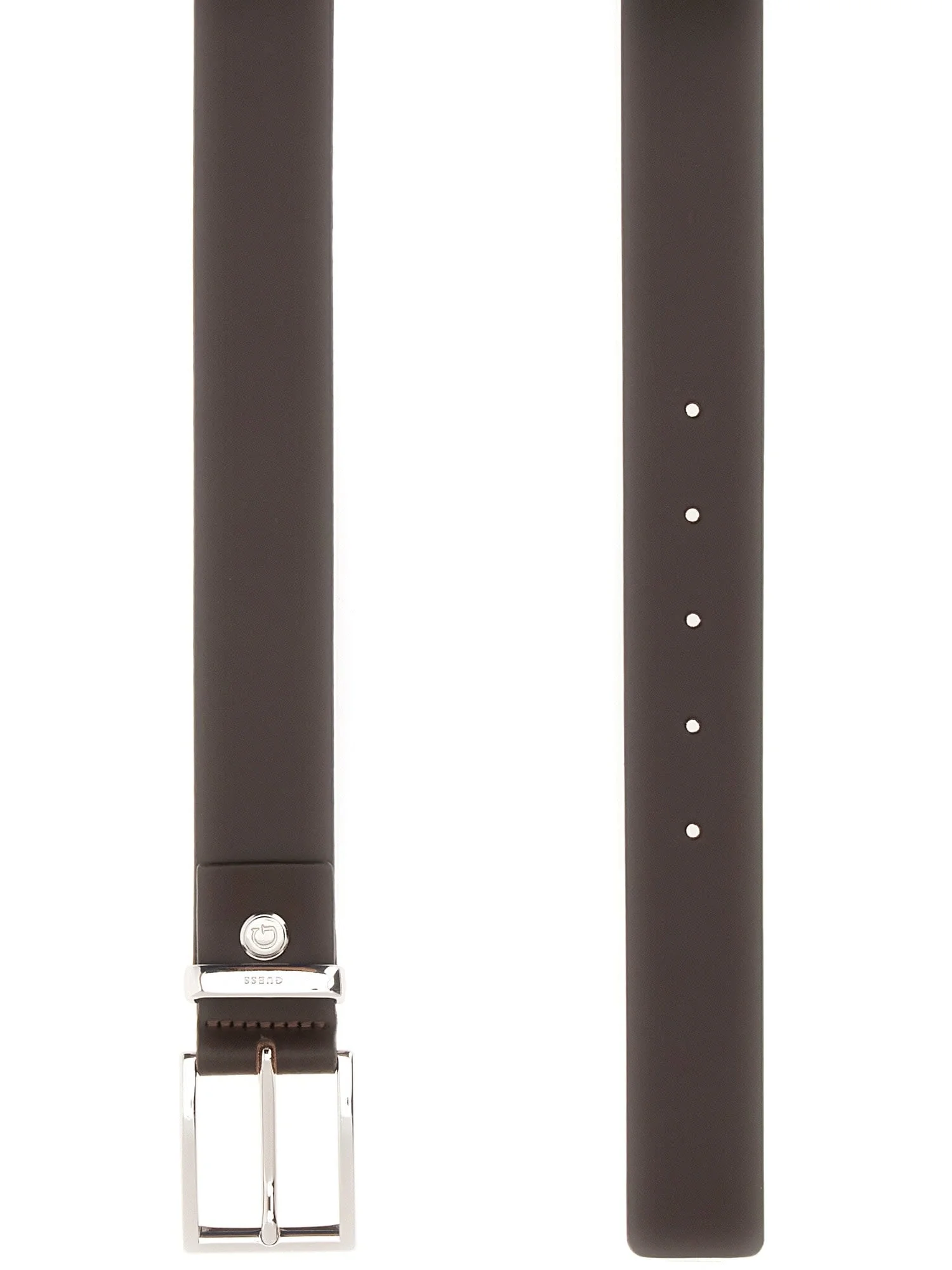 Guess Access Erkek Kahverengi Ayarlanabilir Deri Kemer BM7839P5430-DKB