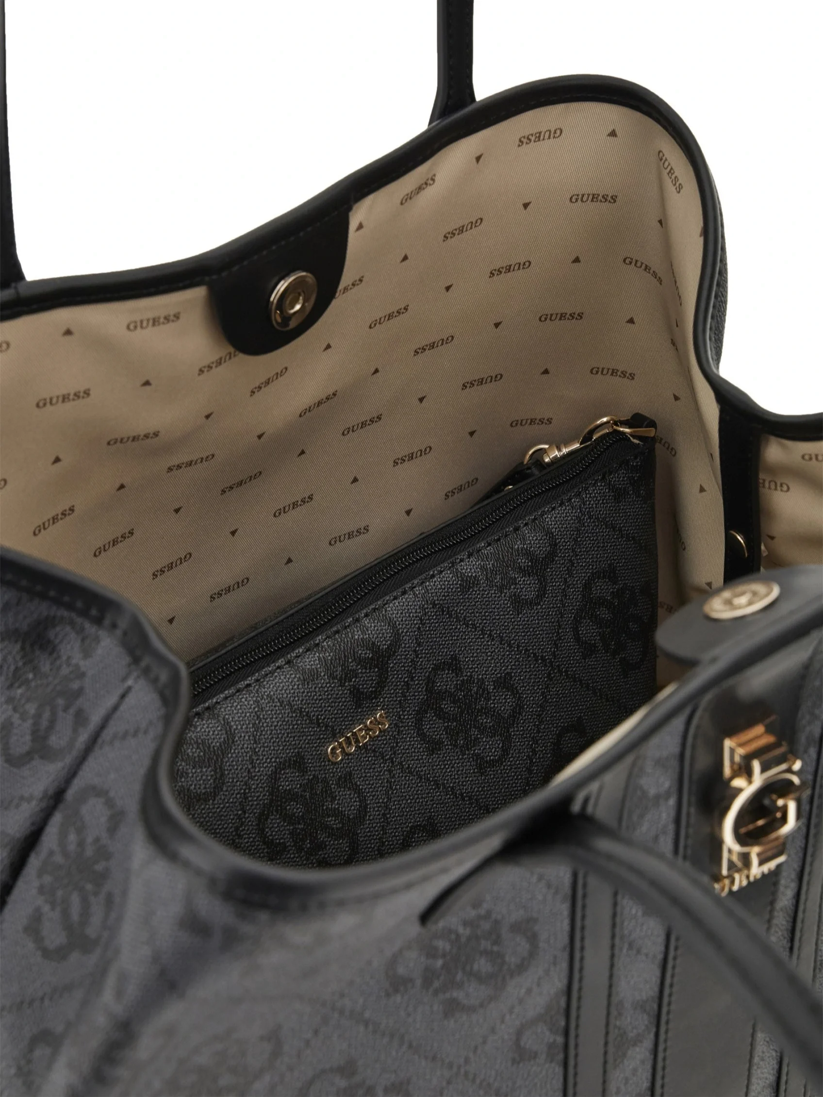 Guess Access Kadın Antrasit El Çantası HWSO7838240-CLO