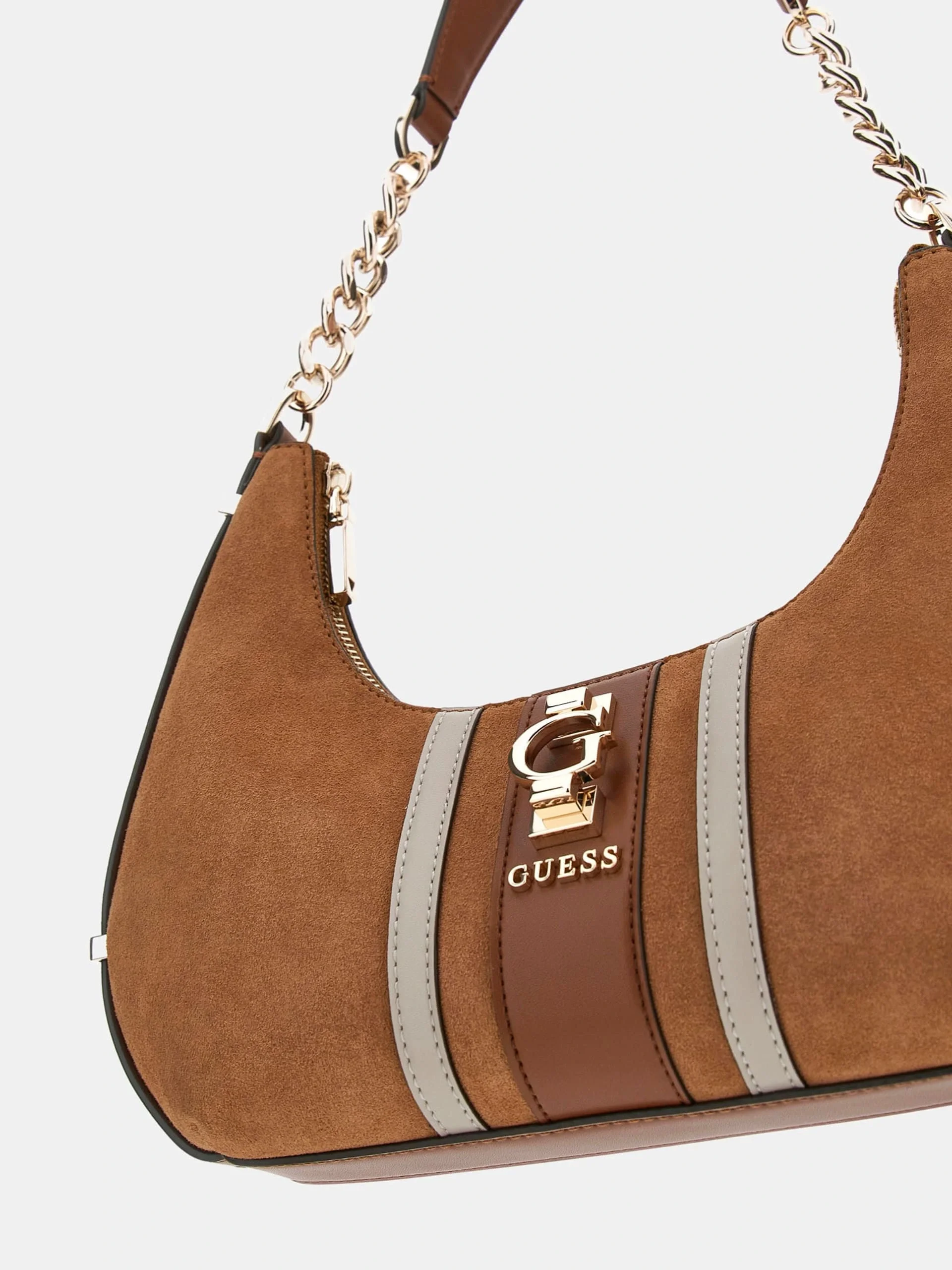 Guess Access Kadın Kahverengi Deri El Çantası HWSB7838180-CGM
