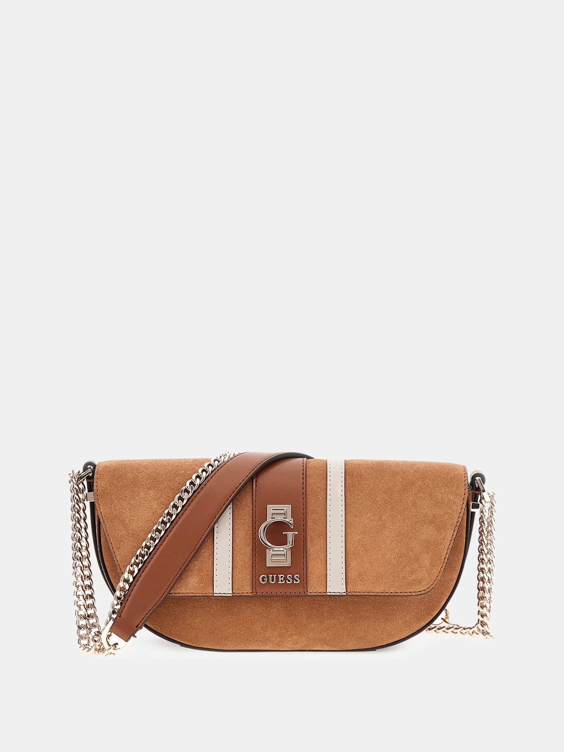 Guess Access Kadın Kahverengi Deri Omuz Çantası HWSB7838210-CGM