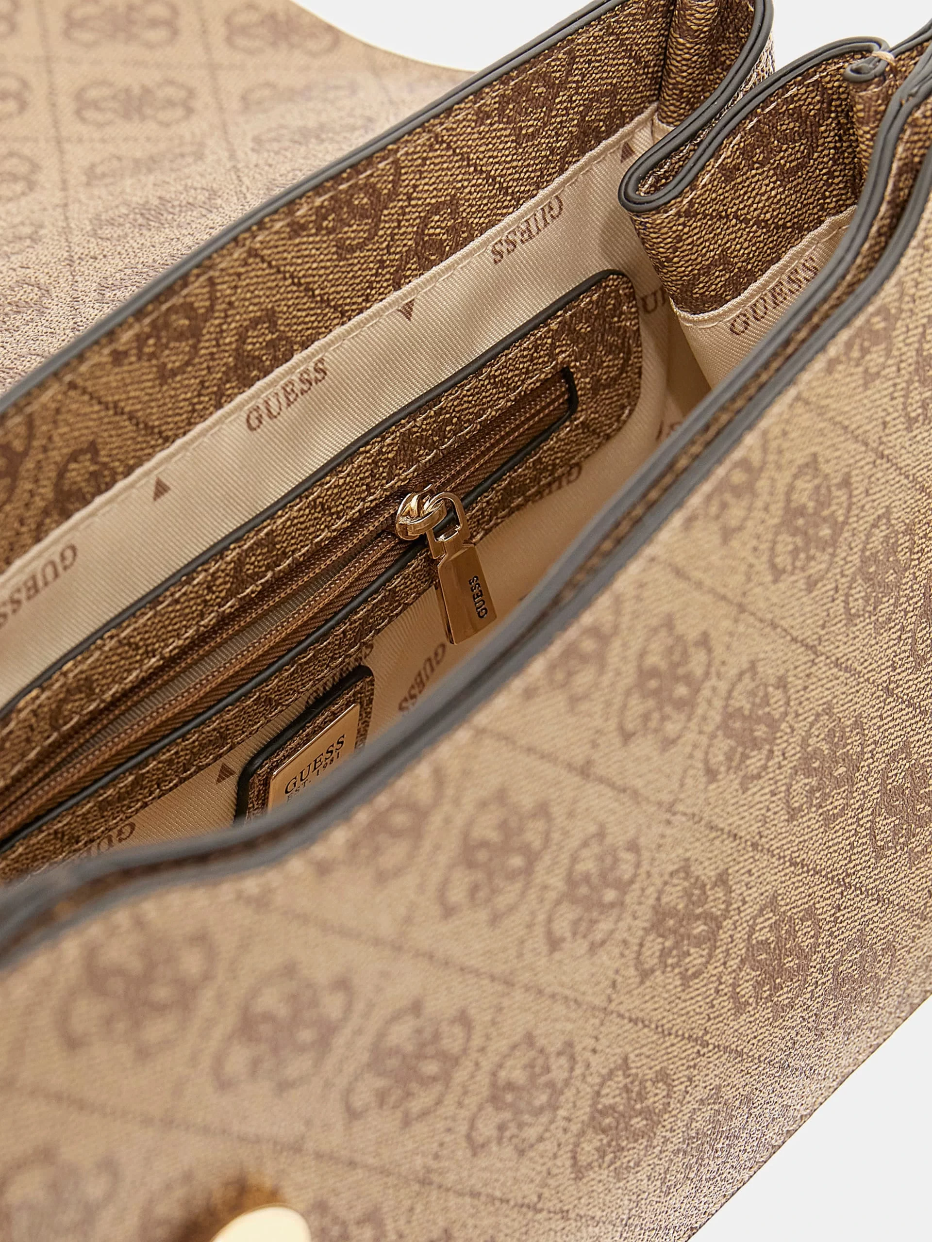 Guess Access Kadın Kahverengi Omuz Çantası HWSG7334210-LTL