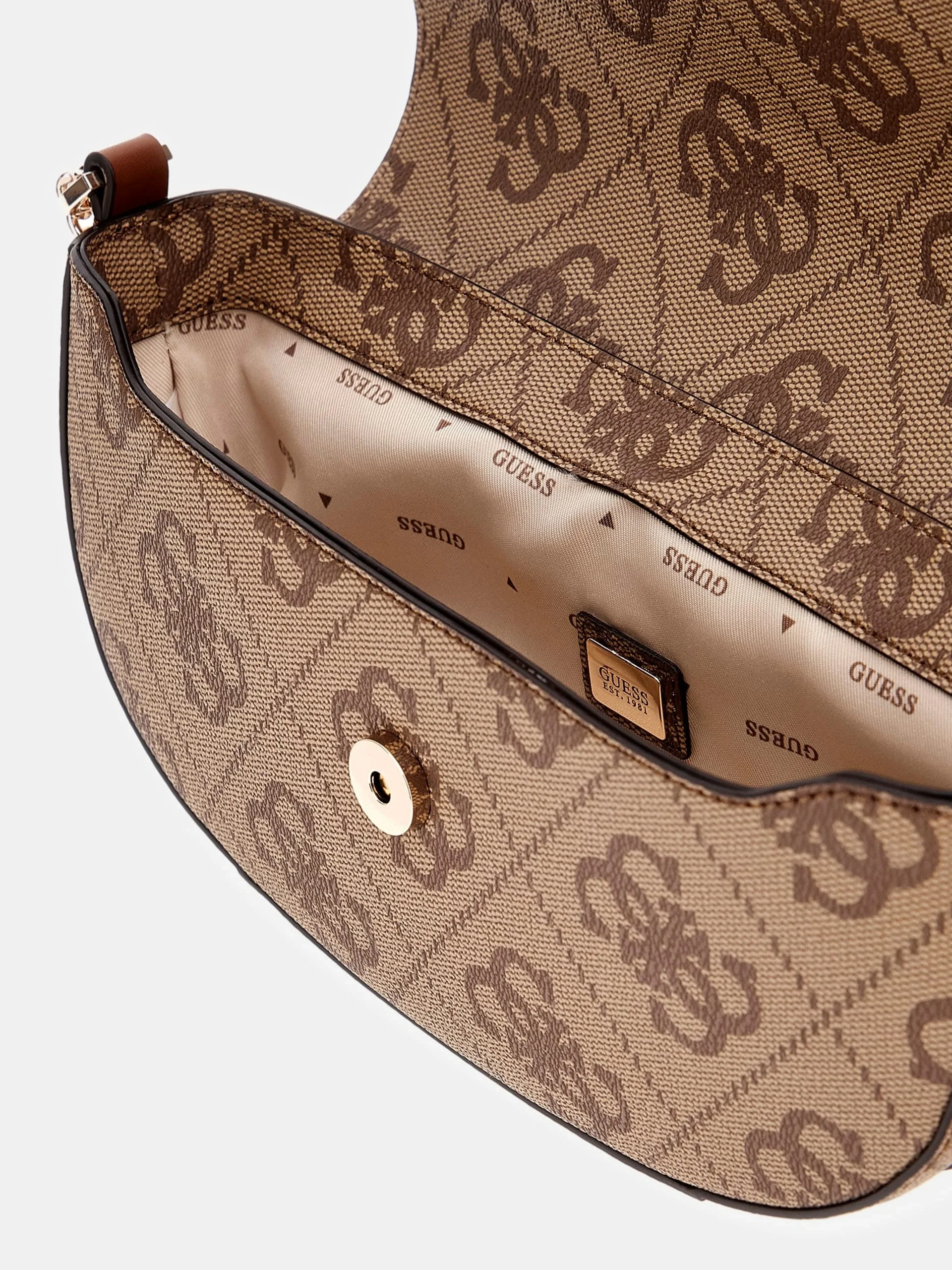 Guess Access Kadın Kahverengi Omuz Çantası HWSO7838210-LTL