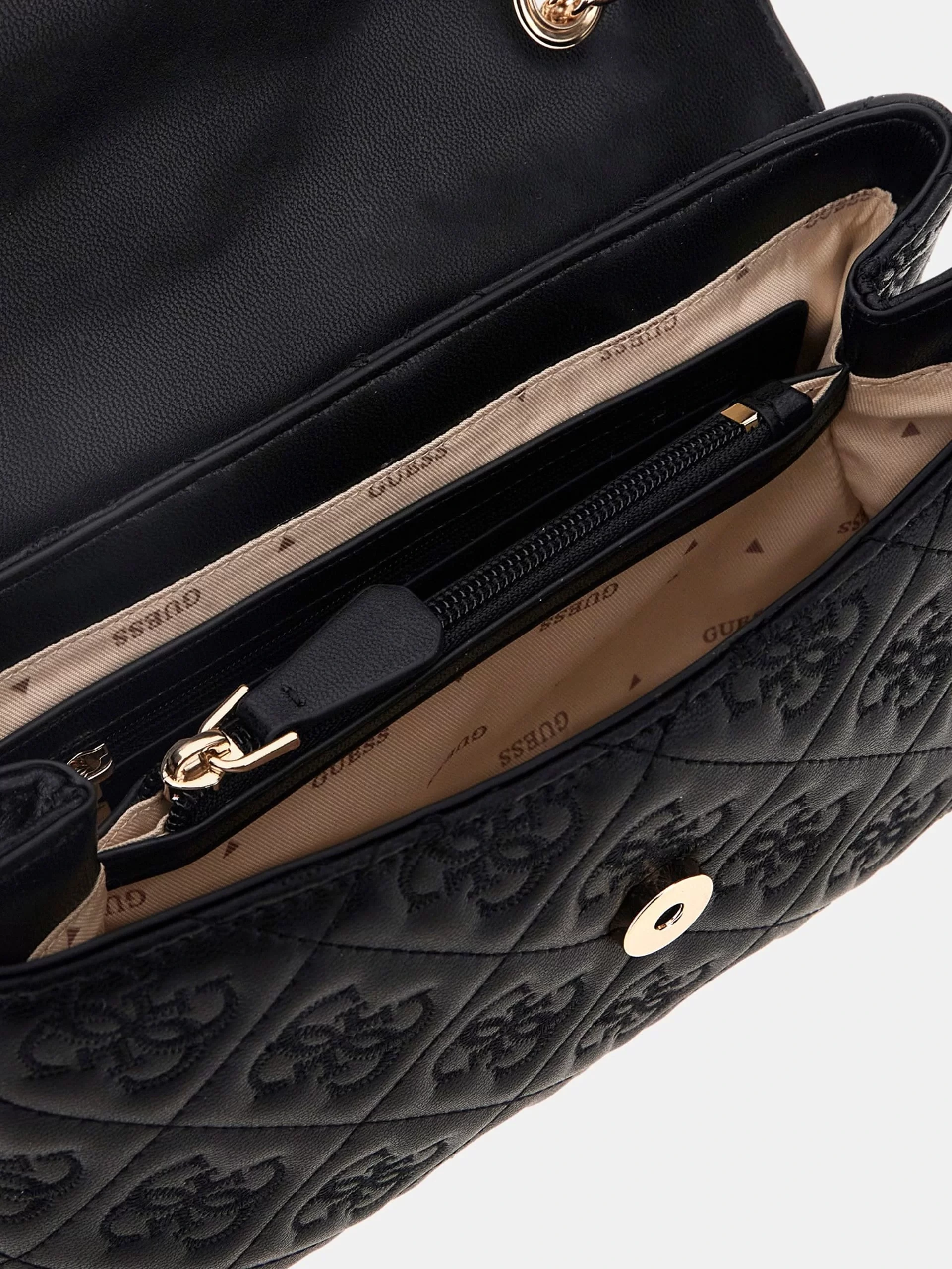Guess Adelasia Kadın Siyah Omuz Çantası HWQL9658210-BLA