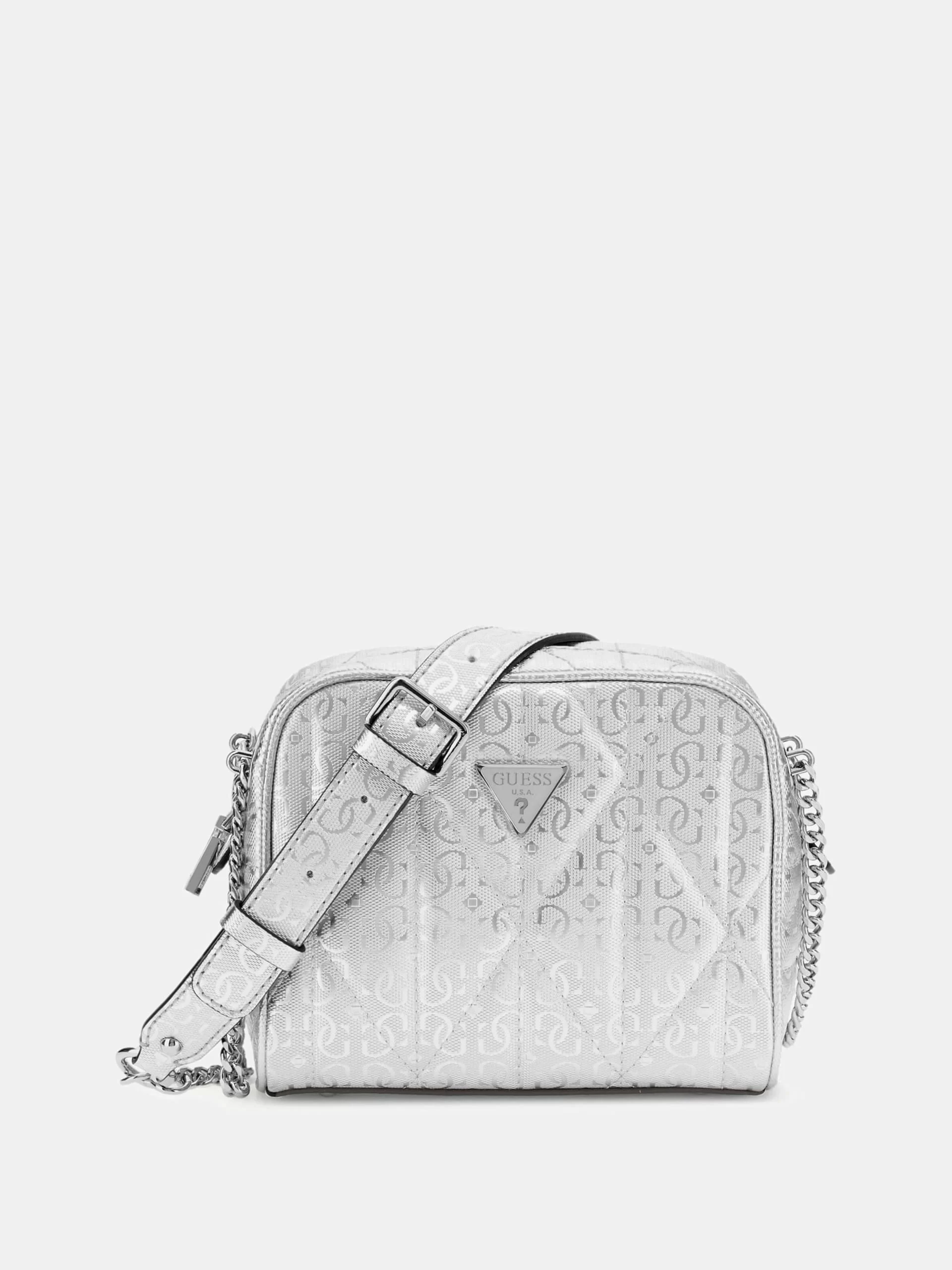 Guess Aldina Kadın Gri Çapraz Askılı Çanta HWGY9663140-SIL