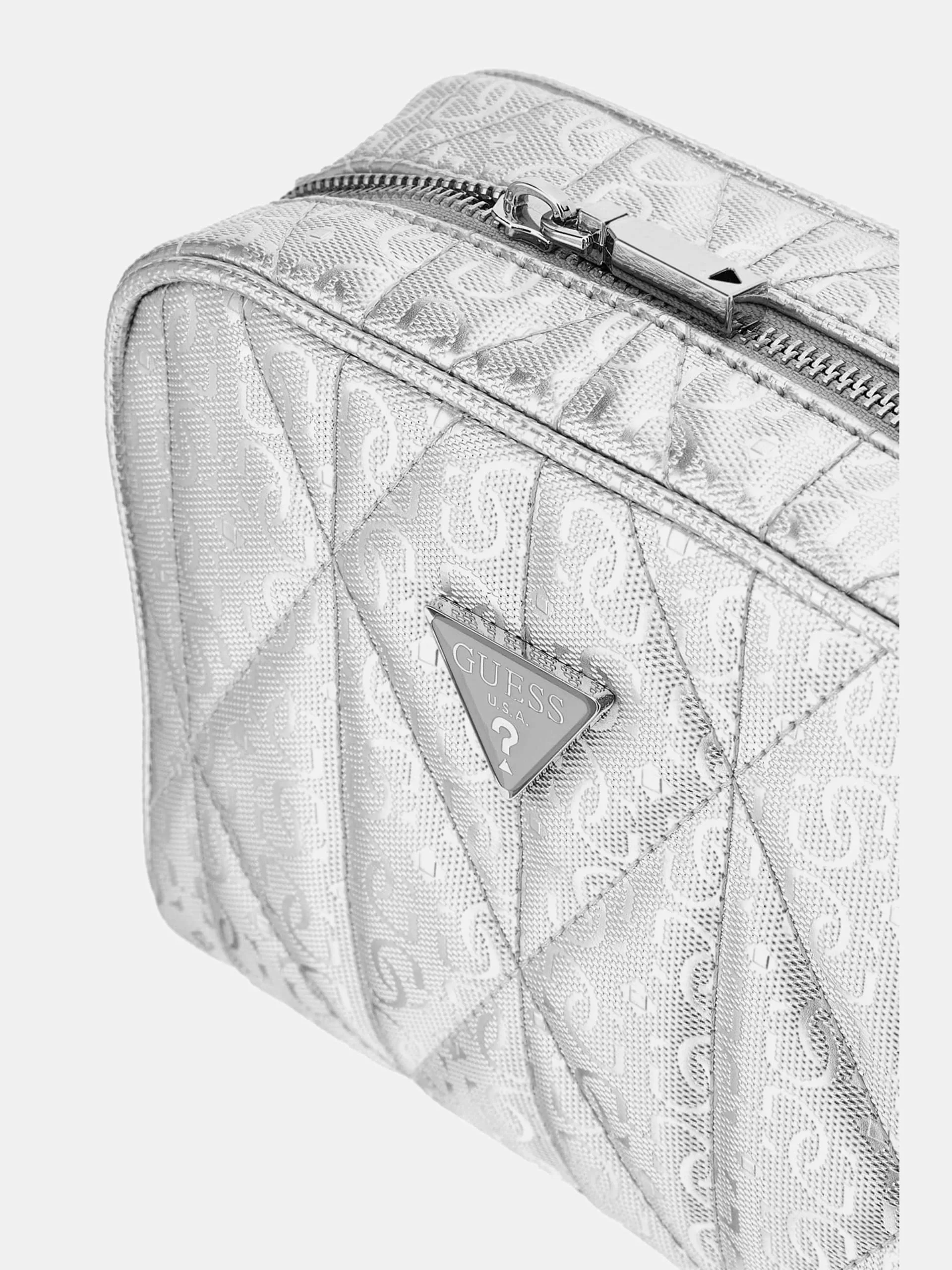 Guess Aldina Kadın Gri Çapraz Askılı Çanta HWGY9663140-SIL