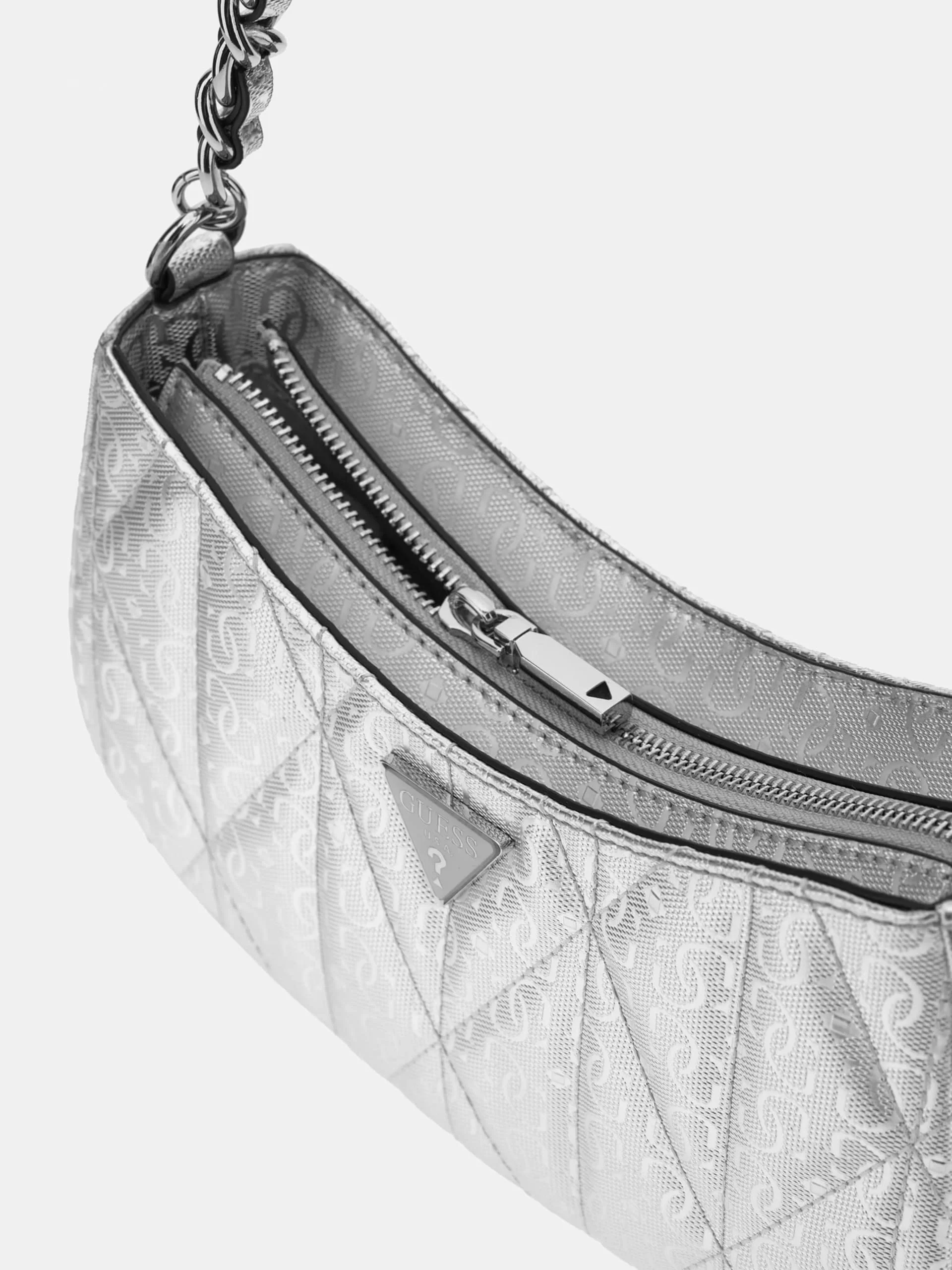 Guess Aldina Kadın Gri El Çantası HWGY9663170-SIL