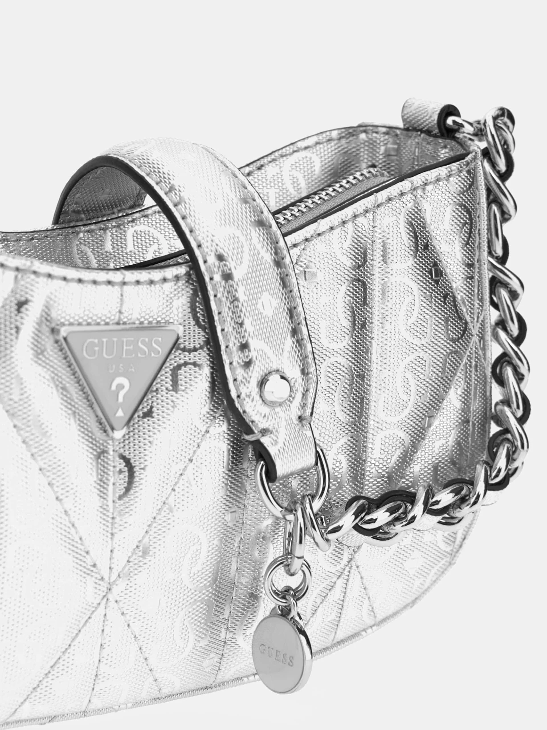 Guess Aldina Kadın Gri El Çantası HWGY9663170-SIL