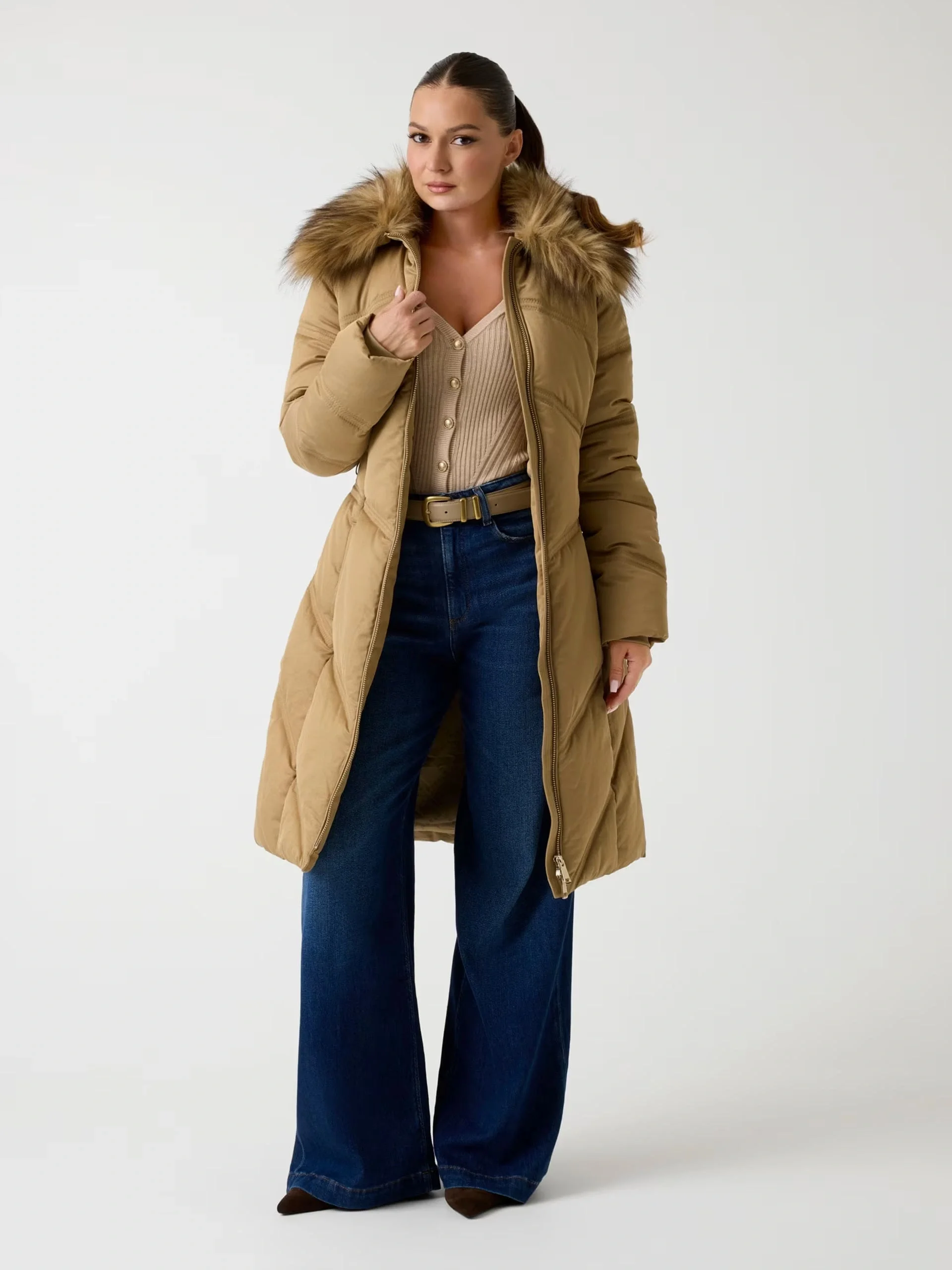 Guess Alienor Kadın Bej Mont W5BL33WG092-F14Z