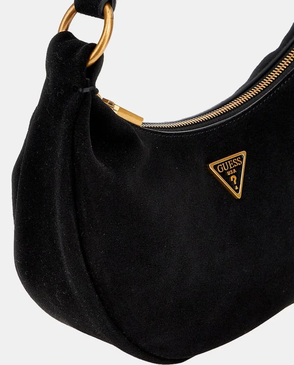 Guess Amita Kadın Siyah Deri Omuz Çantası HWSB9539720-BLA