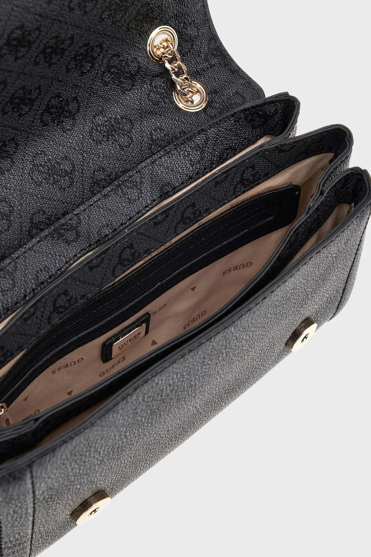 Guess Anadela Kadın Antrasit Omuz Çantası HWBG9672210-CLO