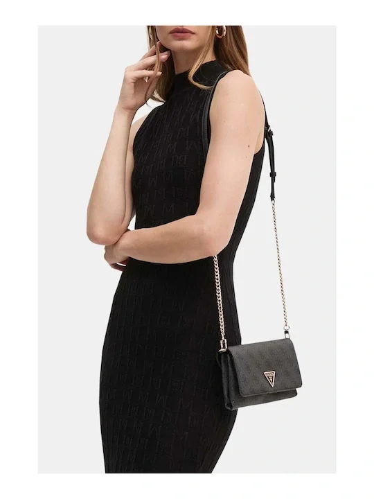 Guess Anadela Kadın Antrasit Omuz Çantası HWBG9672750-CLO