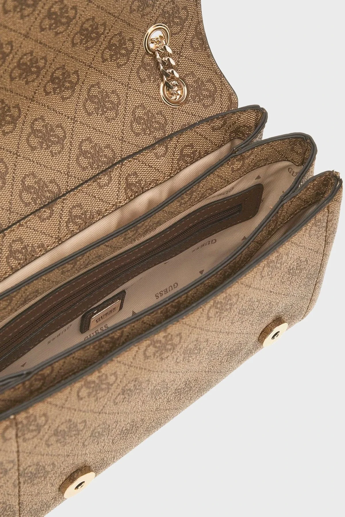 Guess Anadela Kadın Kahverengi Omuz Çantası HWBG9672210-LGW