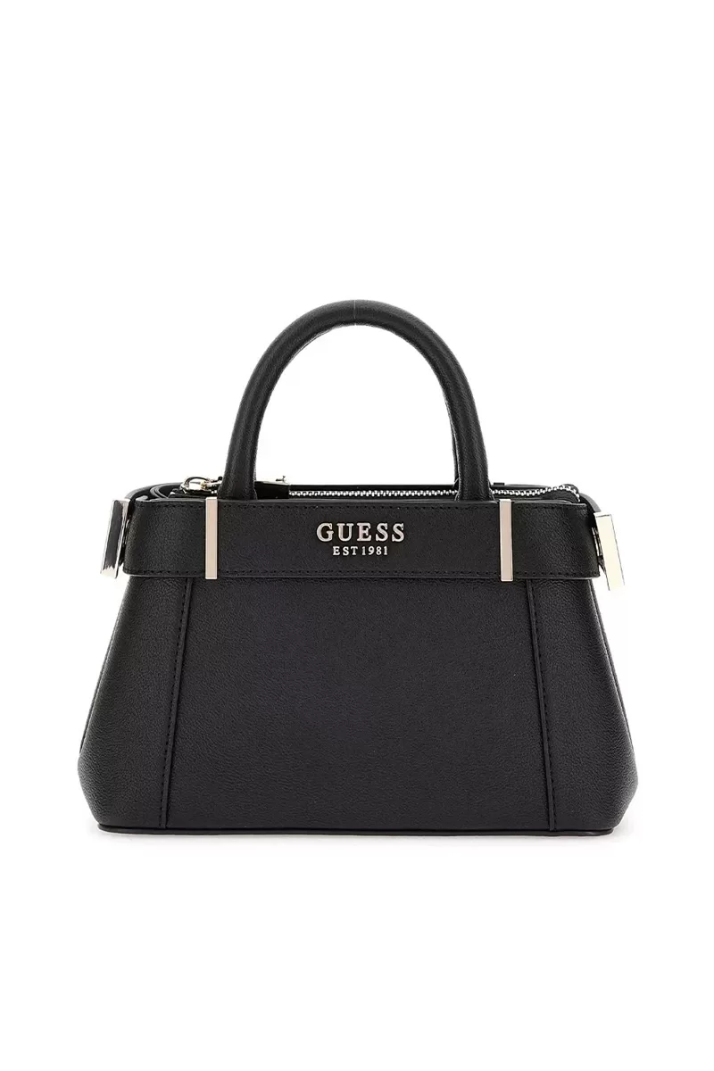 Guess Anadela Mını Satchel Kadın Siyah Mini Çanta HWBG9633760-BLA