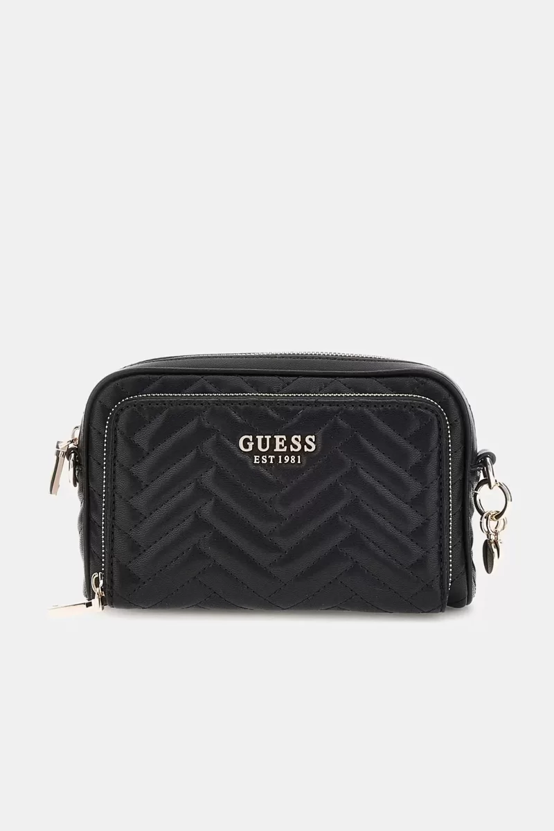 Guess ANNING CAMERA CROSSBODY Kadın Siyah Çapraz Çanta HWQG9508140-BLA