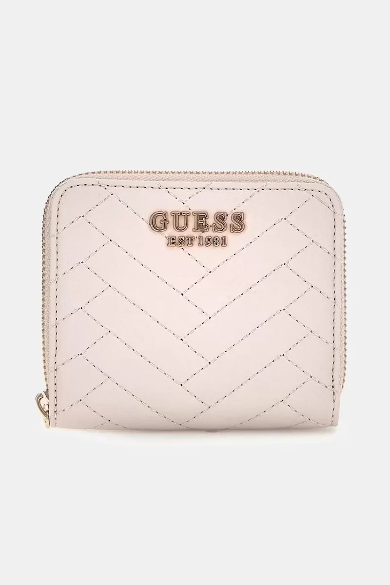 Guess ANNING SLG SMALL ZIP AROUND Kadın Krem Cüzdan SWQG9508137-STO