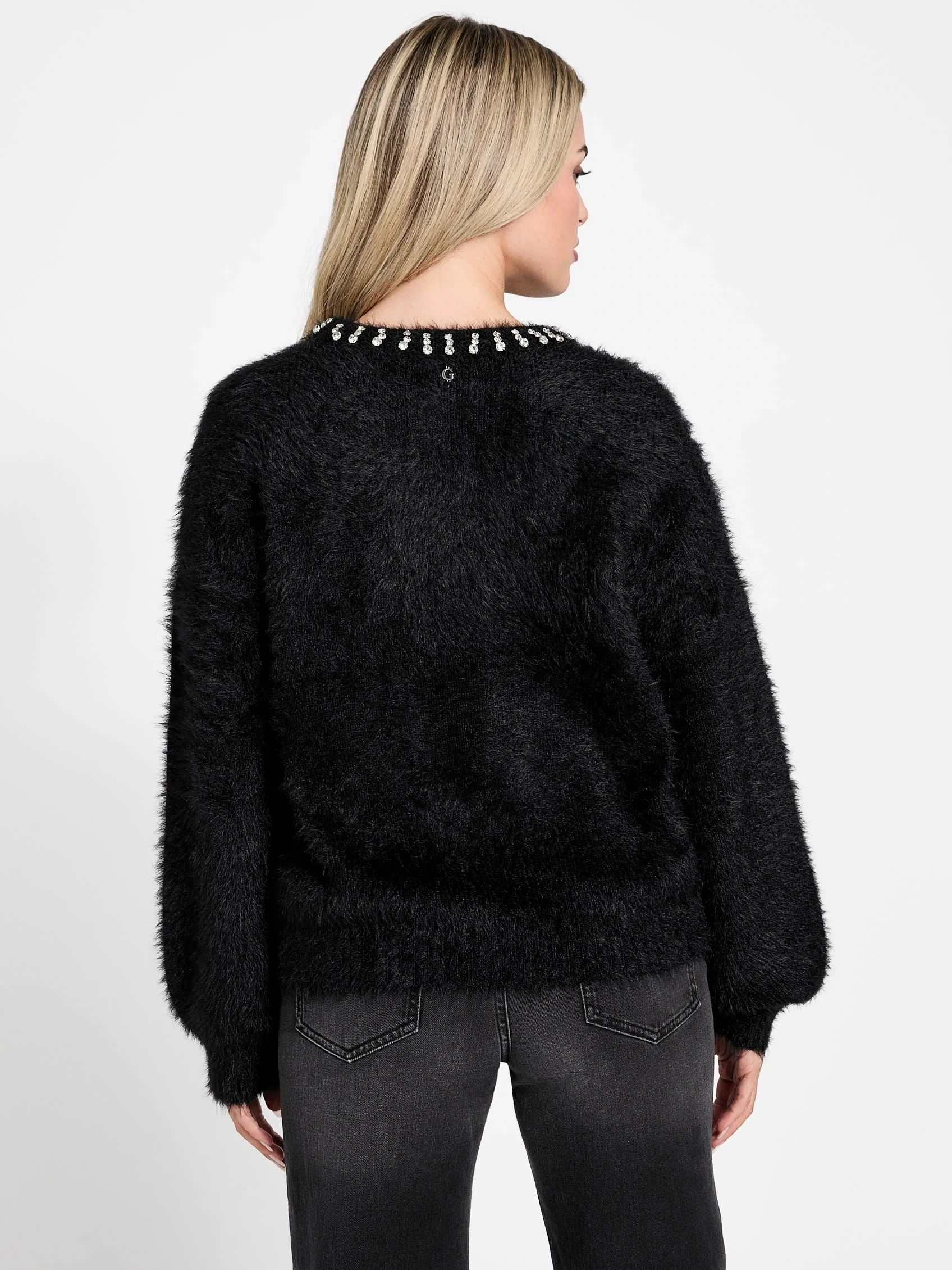 Guess Arisa Kadın Siyah Triko W5BR58Z3BH0-JBLK