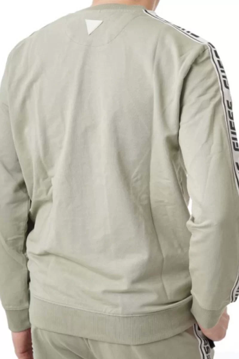 Guess ARLO CN SWEATSHIRT Erkek Yeşil Sweatshirt Z4GQ24K6ZS1-G855