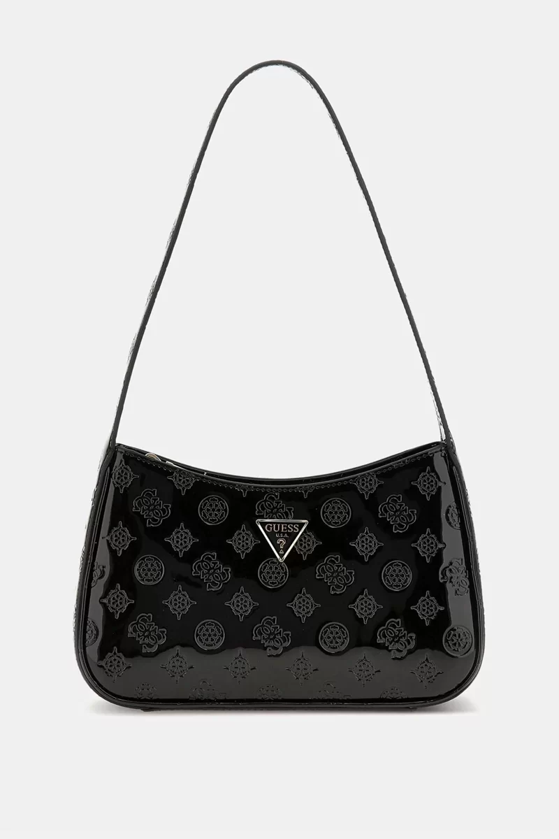 Guess Arnela Top Zıp Shoulder Bag Kadın Siyah Omuz Çantası HWTV9496170-BLO