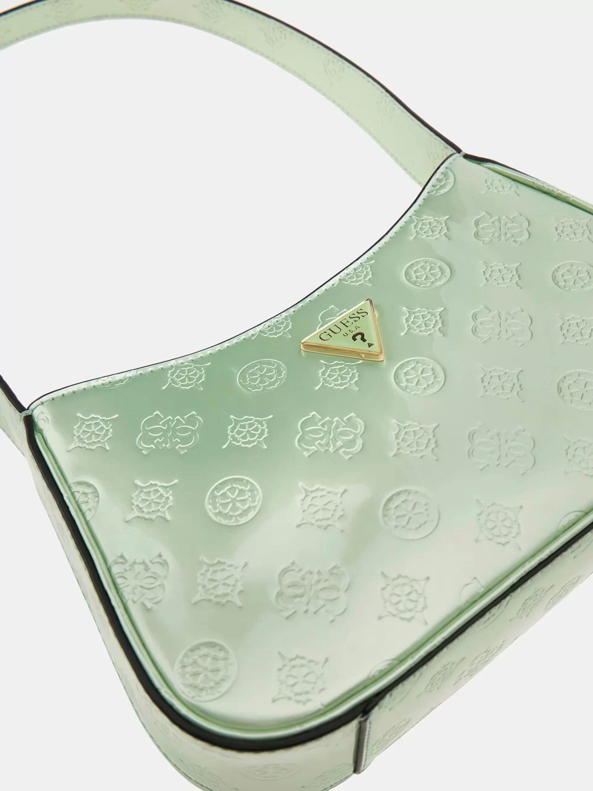 Guess ARNELA TOP ZIP SHOULDER BAG Kadın Yeşil Omuz Çantası HWTG9496170-CAD