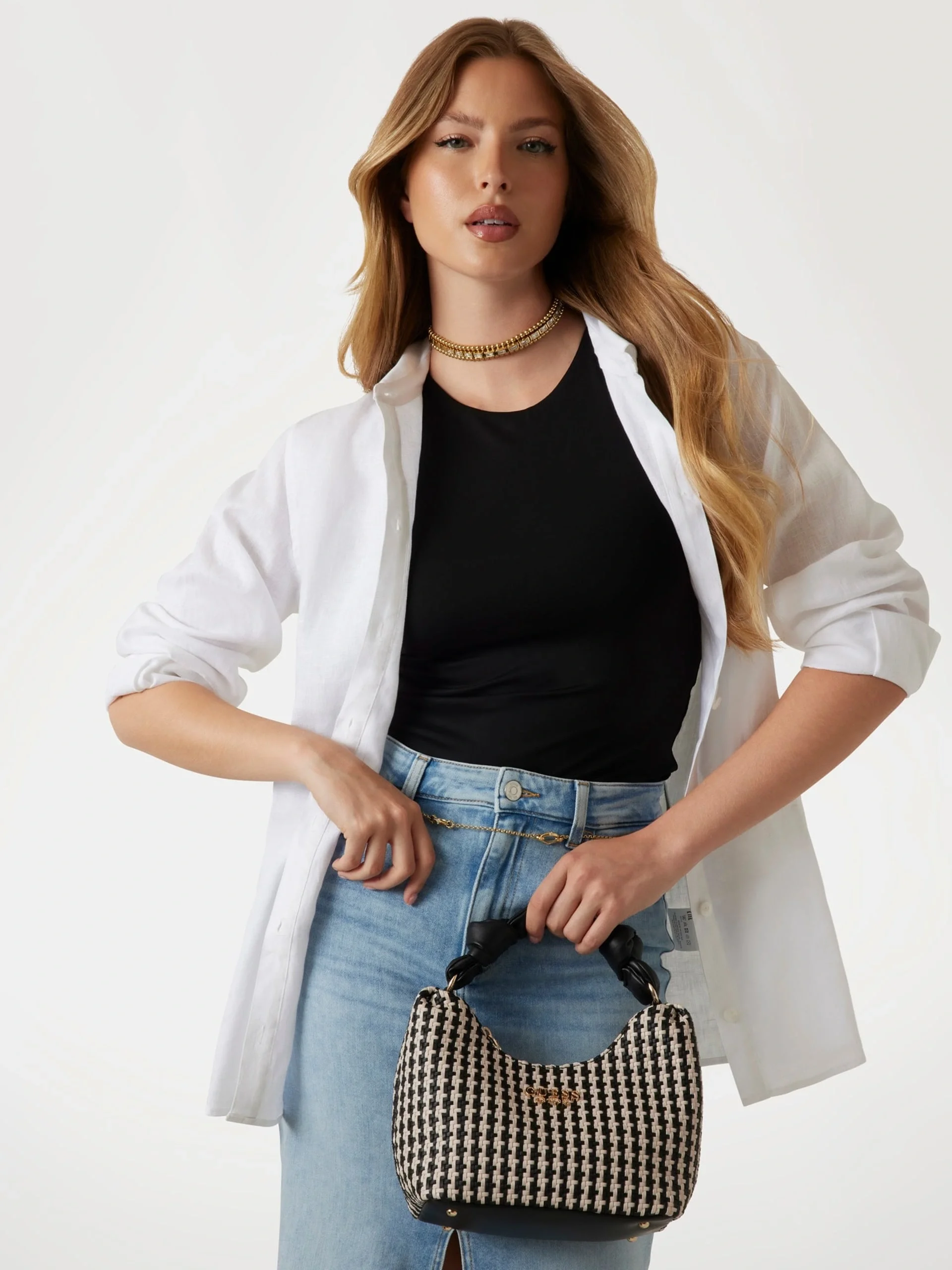 Guess Atalia Kadın Siyah Omuz Çantası HWWG9631010-BML