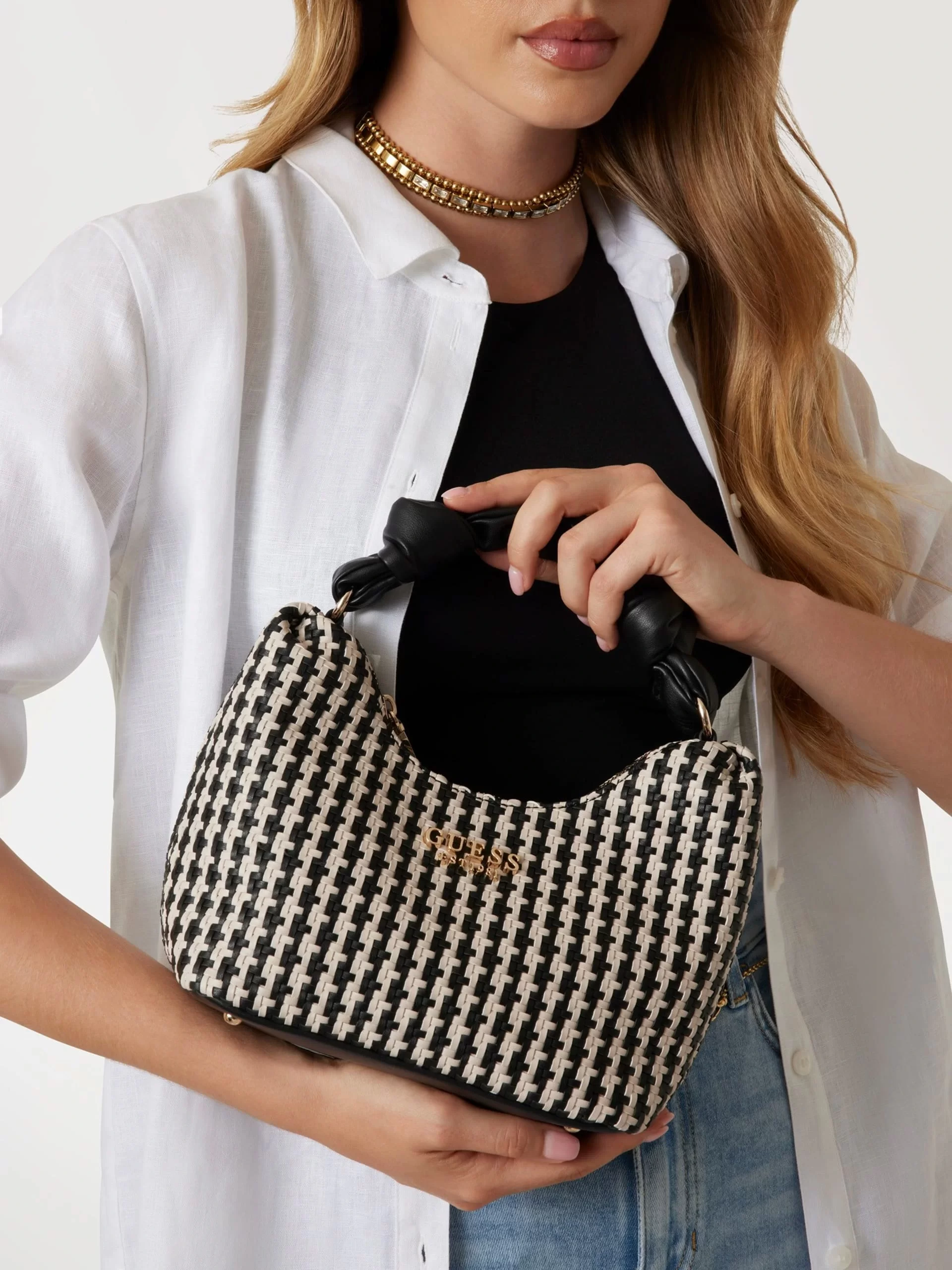 Guess Atalia Kadın Siyah Omuz Çantası HWWG9631010-BML
