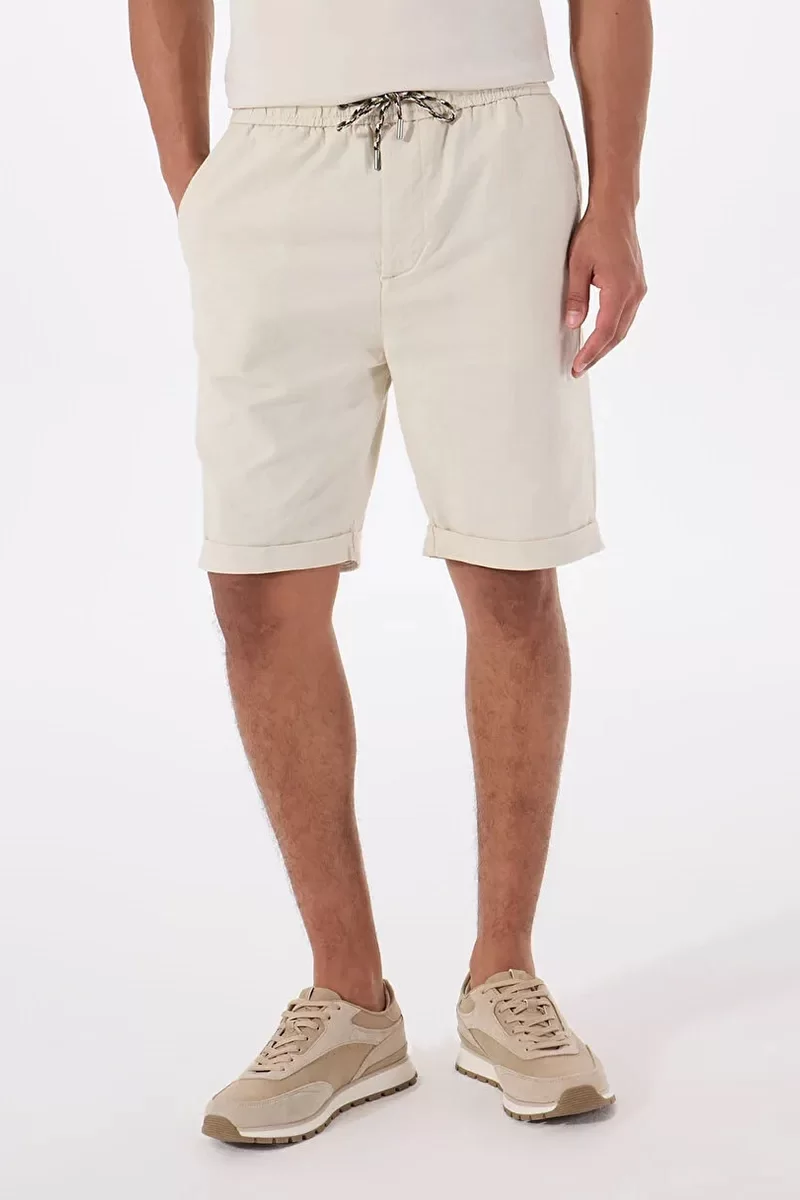 Guess AXEL SHORT Erkek Krem Şort M5GD55WH4EA-G1CV