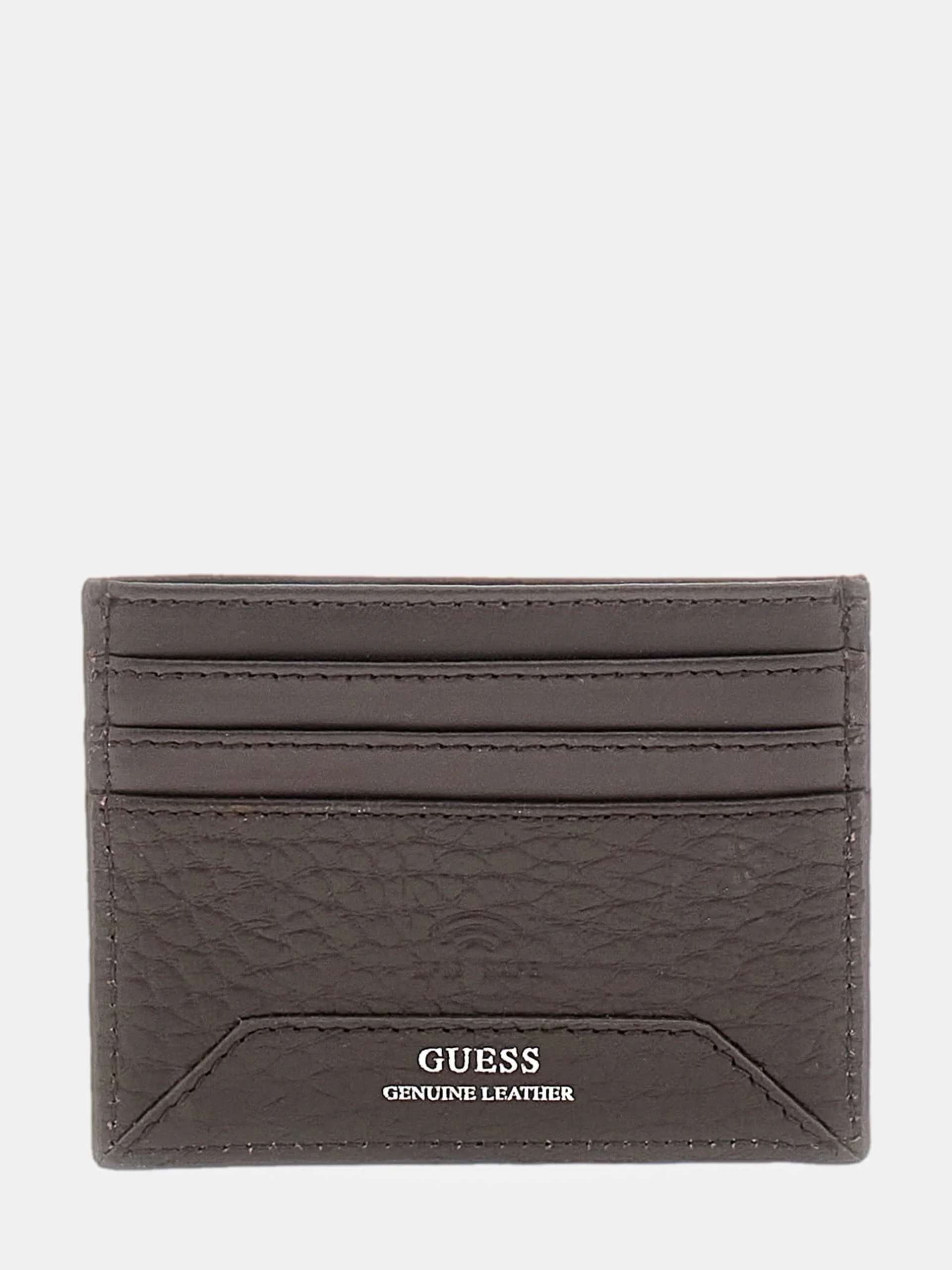 Guess Barcellona Erkek Siyah Deri Kartlık SMBAGRLEA25-DKO