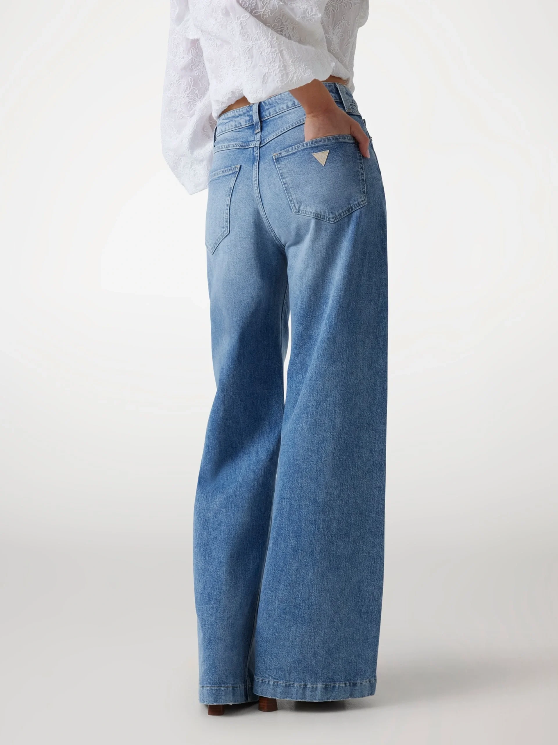 Guess Bellagio Kadın Mavi Skinny Fit Jean W5YA1CD5QP2-UBL1