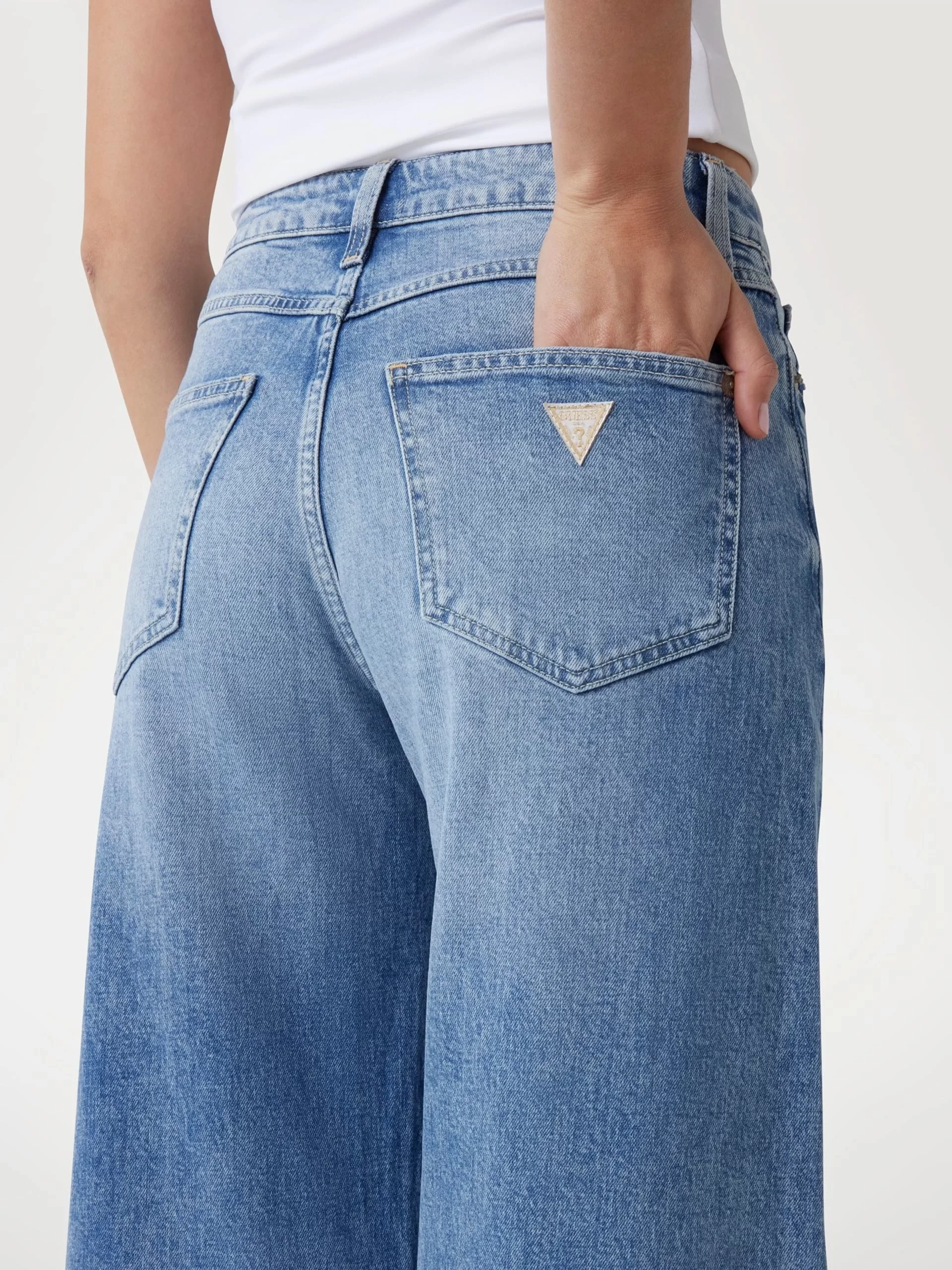 Guess Bellagio Kadın Mavi Skinny Fit Jean W5YA1CD5QP2-UBL1