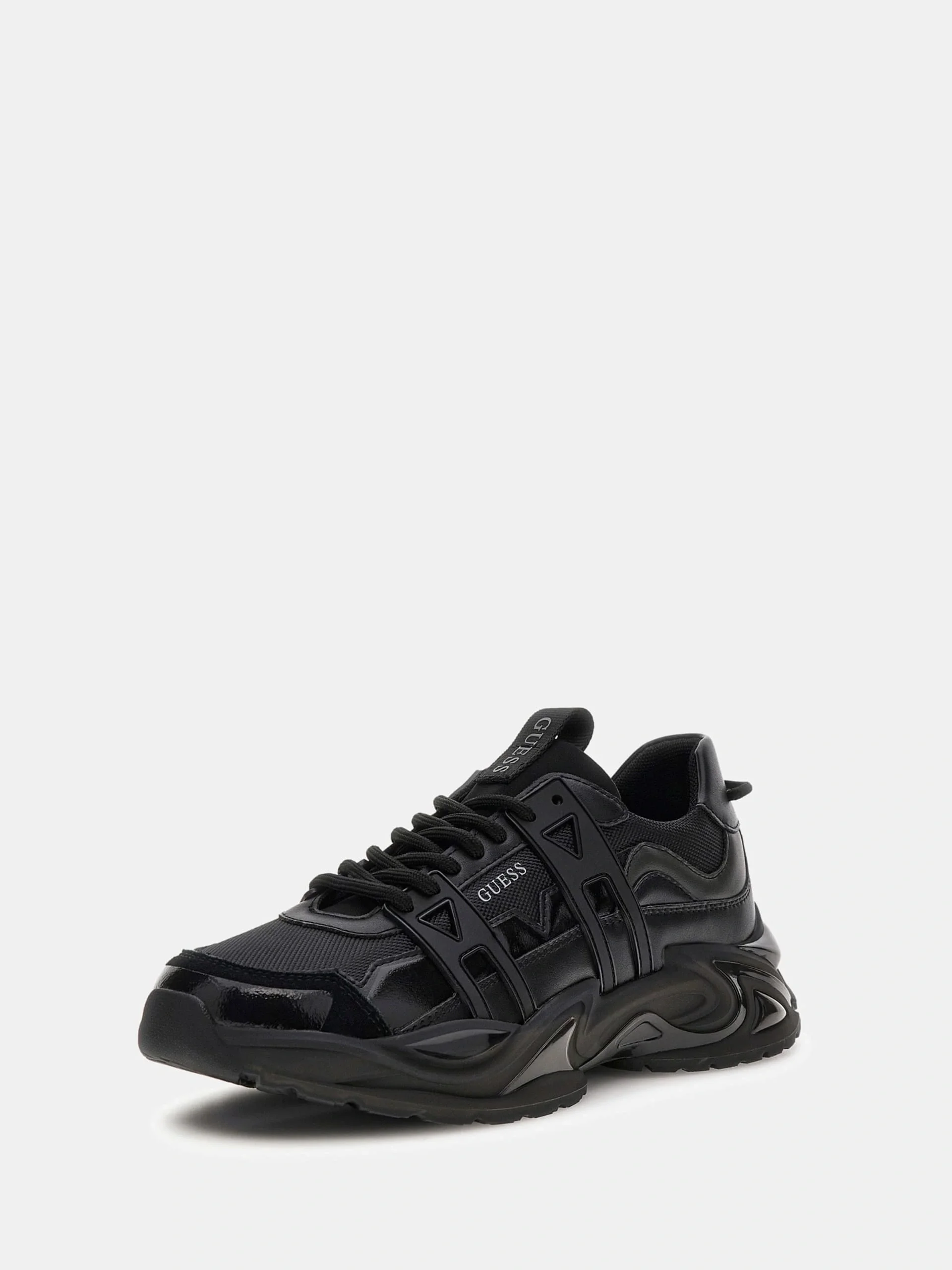 Guess Bellu Erkek Siyah Sneaker FMFUNOELL12-BLACK