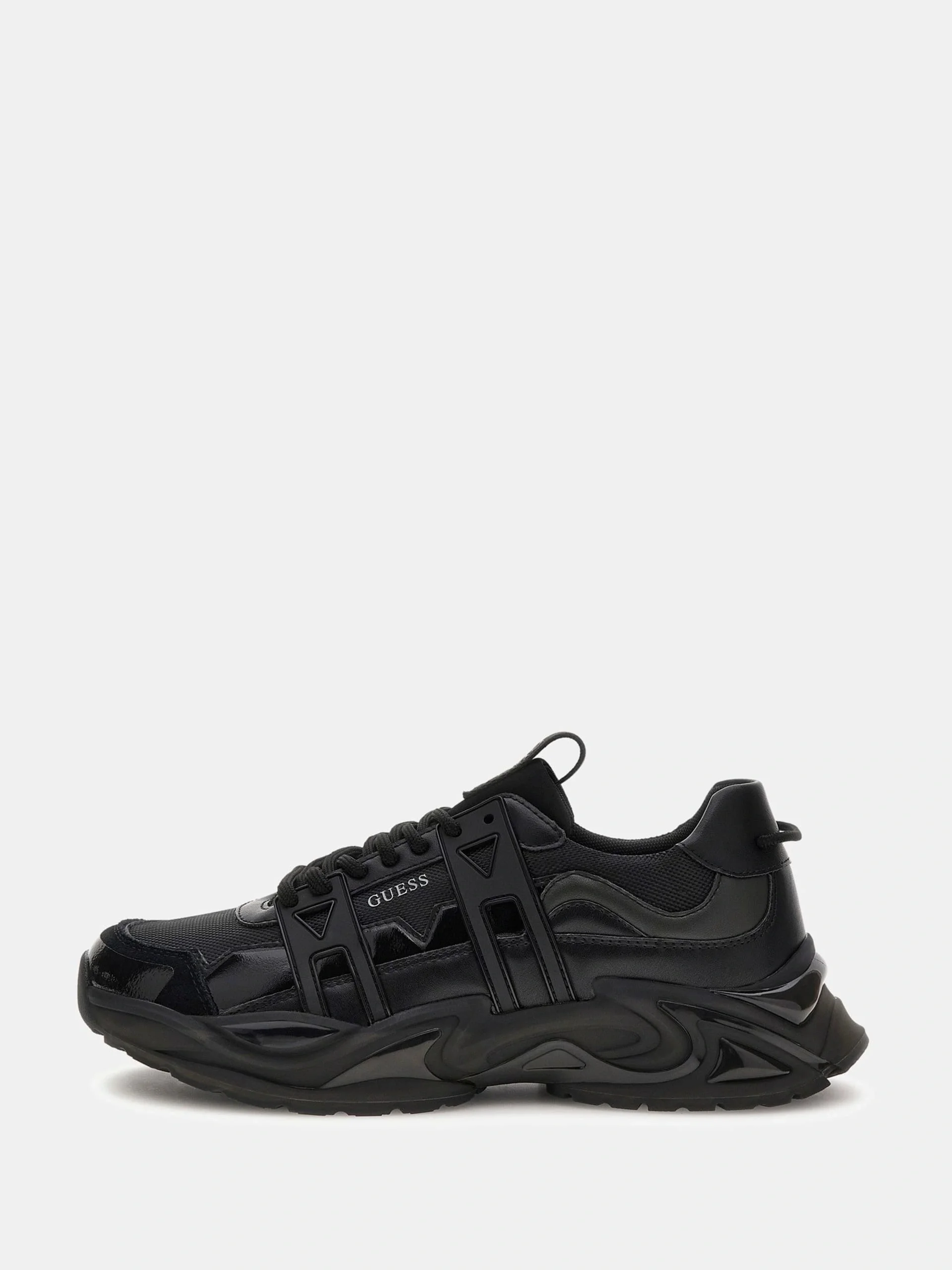 Guess Bellu Erkek Siyah Sneaker FMFUNOELL12-BLACK