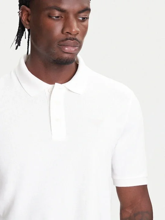 Guess Beppe Erkek Beyaz Aktif Slim Fit Polo T-Shirt Z5YP02K9WF1-G018