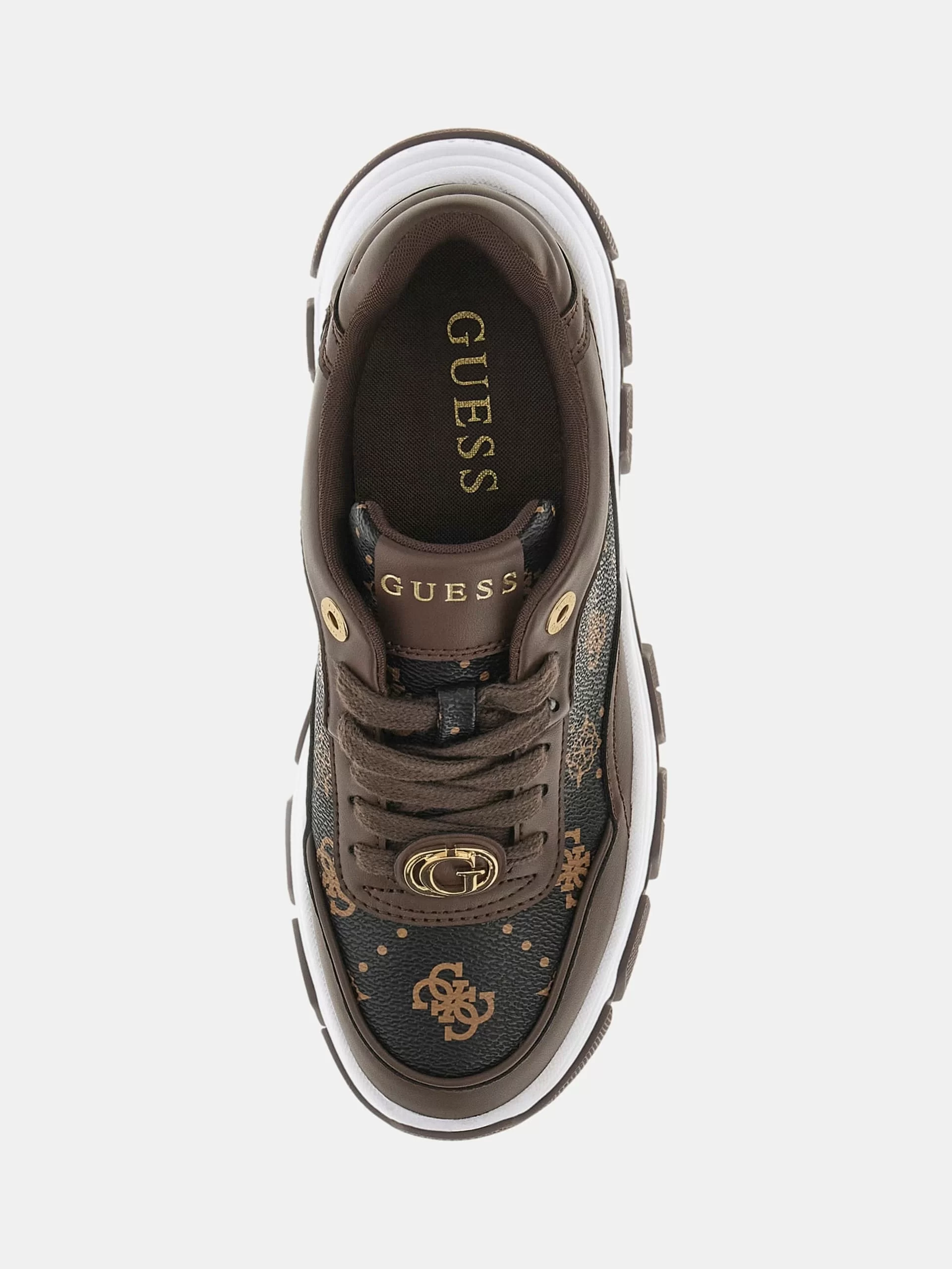 Guess Berrett2 Kadın Kahverengi Sneaker FLFBRTPEL12-BROWN