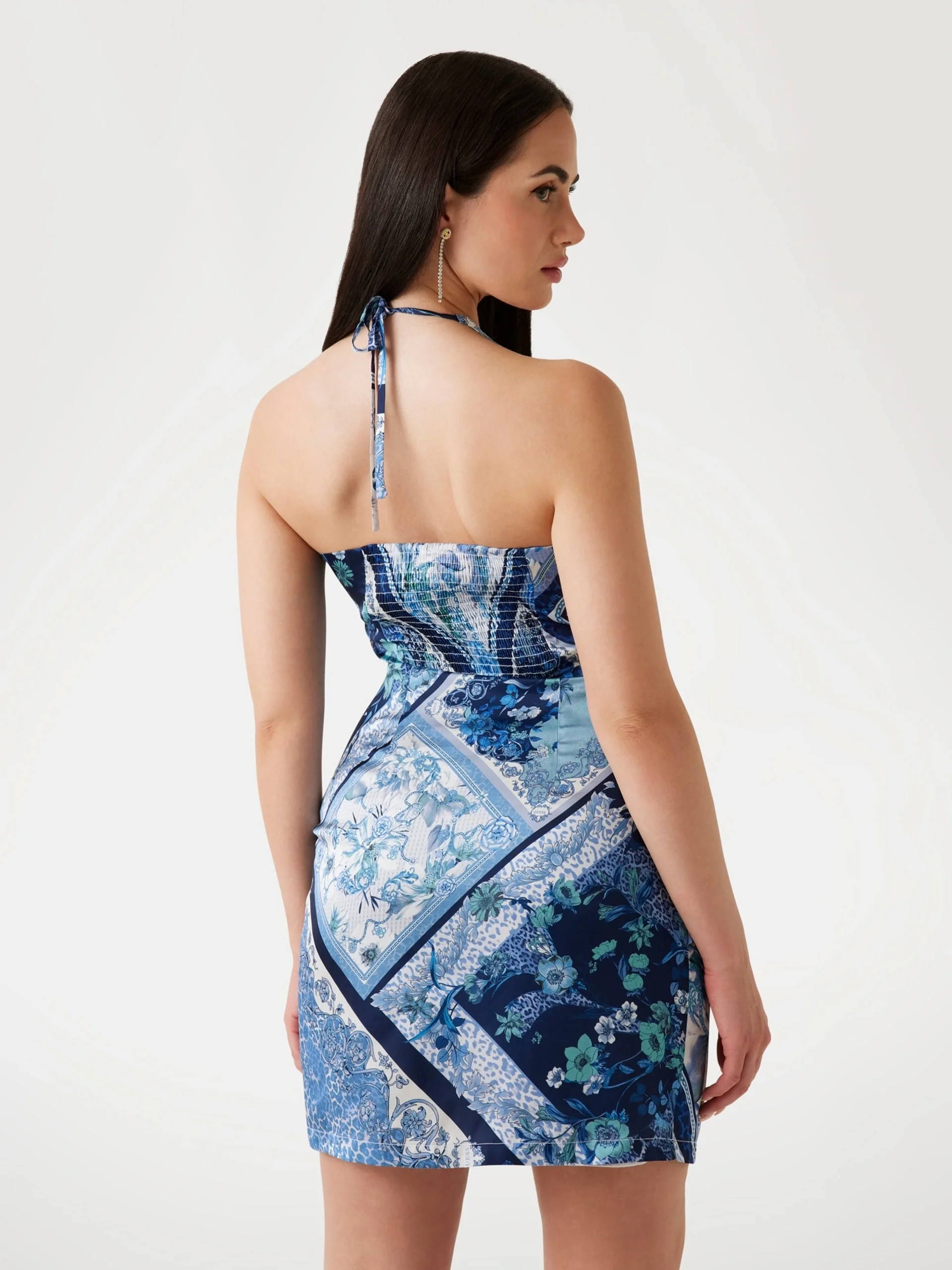 Guess Betty Kadın Çok Renkli Elbise W5PK12WI380-FBDP