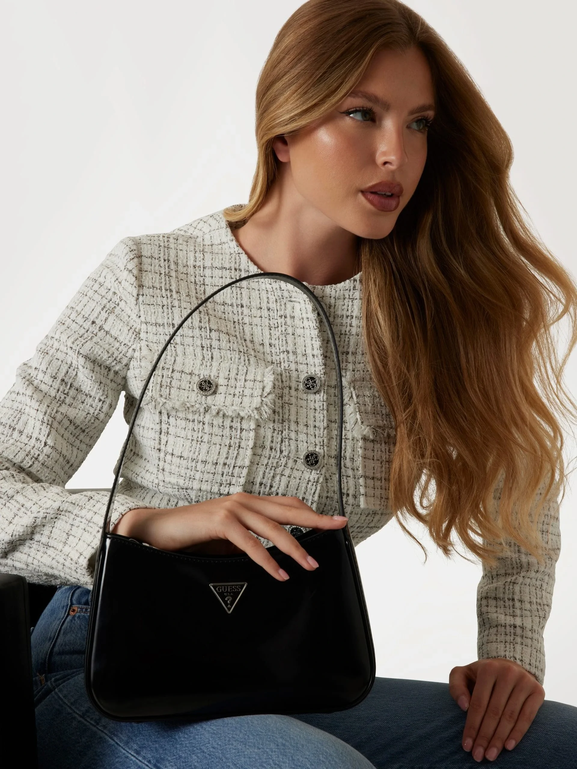 Guess Betula Kadın Siyah El Çantası HWNY9496170-BLA