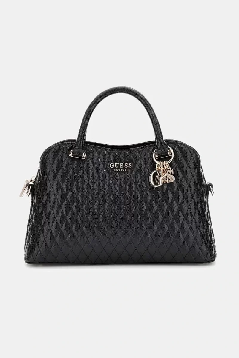 Guess BETULA SATCHEL Kadın Siyah El Çantası HWGG9626060-BLA