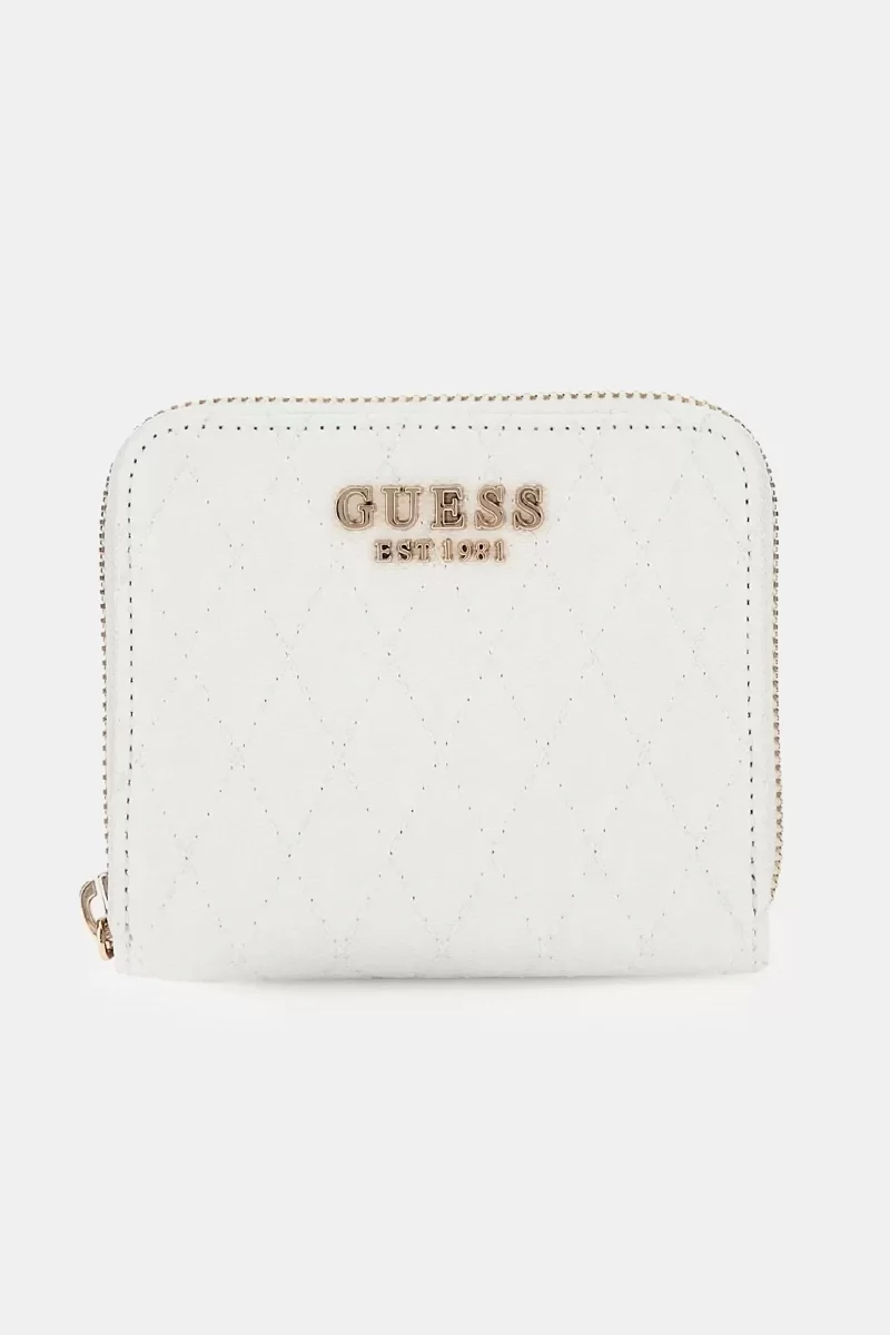 Guess BETULA SLG SMALL ZIP AROUND Kadın Beyaz Cüzdan SWGG9626137-WHI
