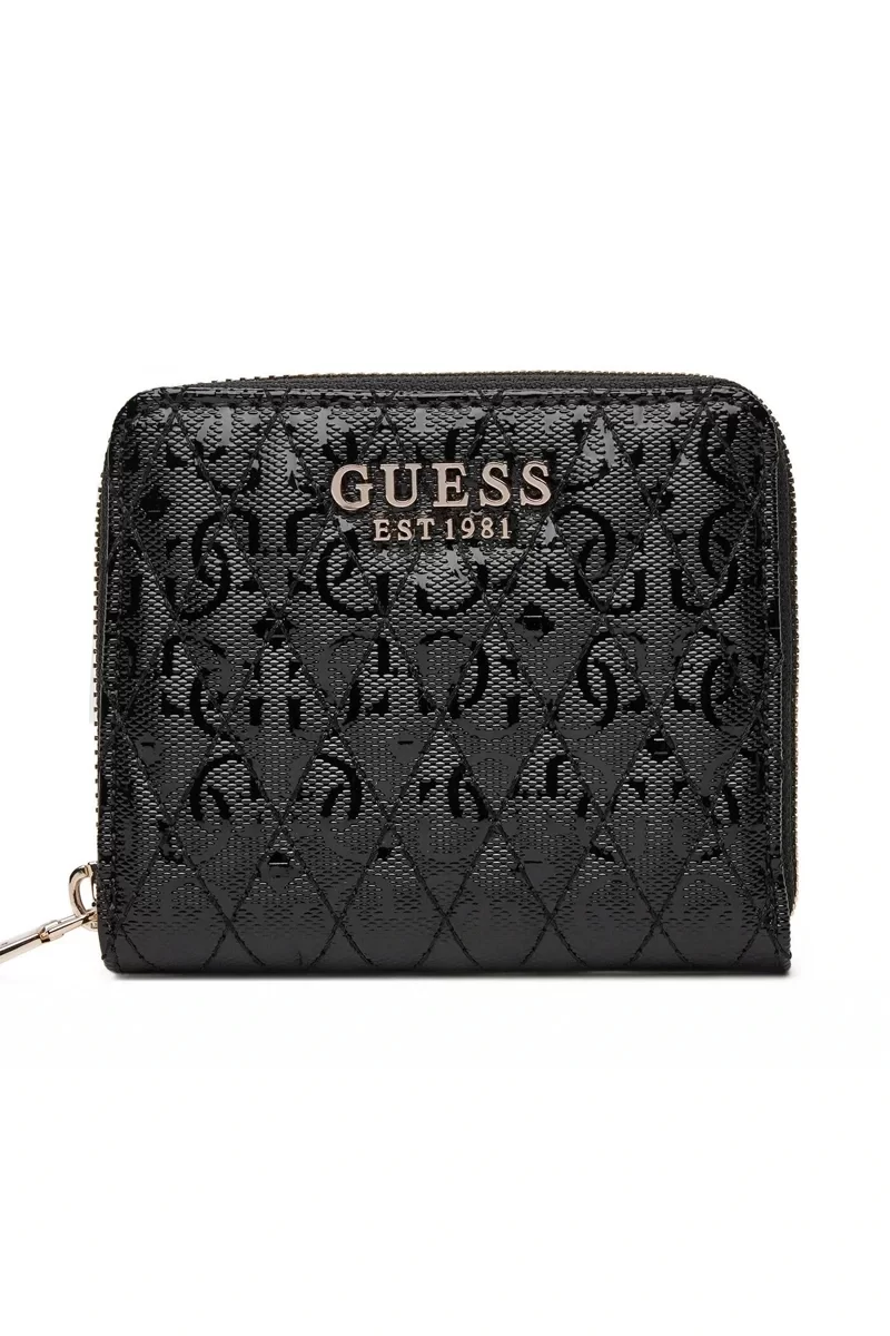 Guess BETULA SLG SMALL ZIP AROUND Kadın Siyah Cüzdan SWGG9626137-BLA