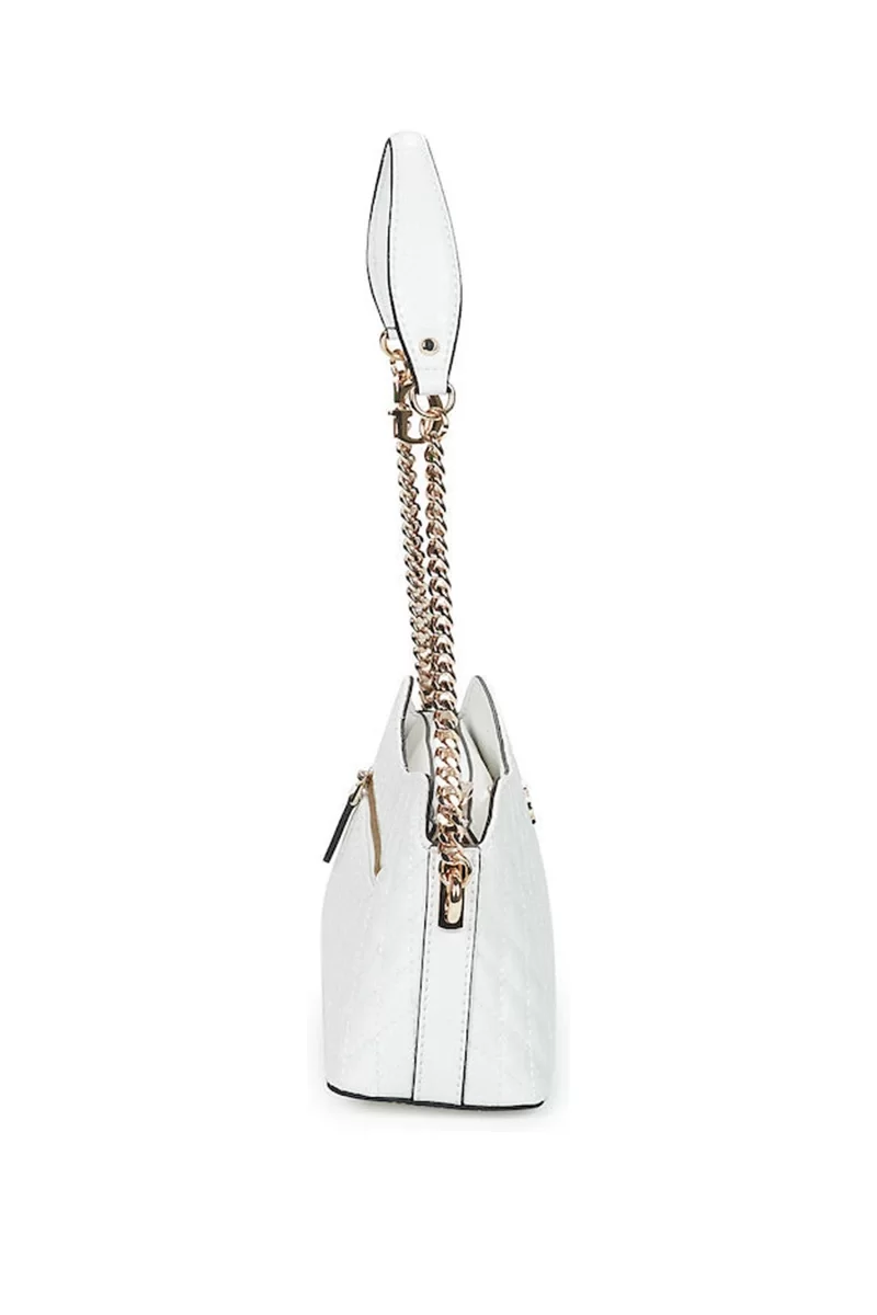 Guess BETULA TOP ZIP SHOULDER BAG Kadın Beyaz Çapraz Çanta HWGG9626170-WHI