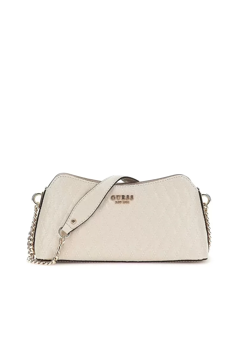 Guess BETULA TOP ZIP SHOULDER BAG Kadın Kahverengi Çapraz Çanta HWGG9626170-TAU