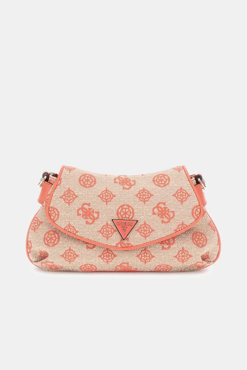 Guess Beyza Flap Shoulder Bag Kadın Kahverengi Omuz Çantası HWJG9627190-CGL